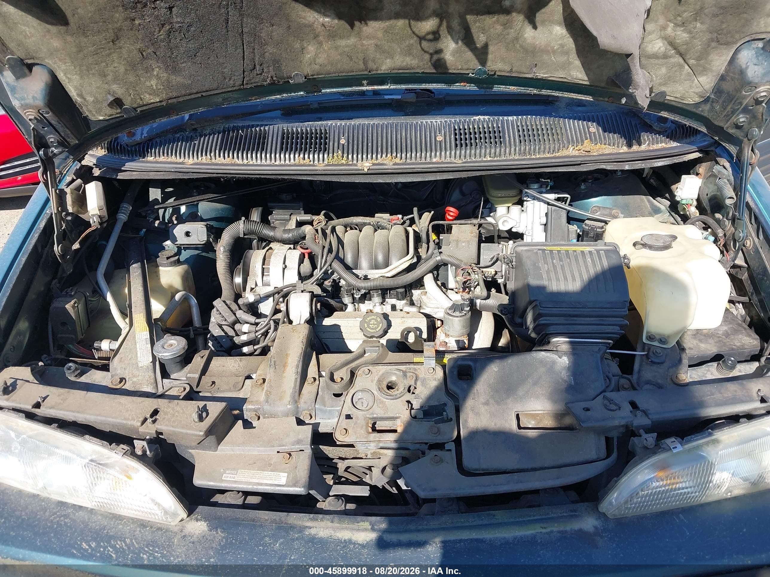 1995 Pontiac Trans Sport   Зеленый vin: 1GMDU06L2ST224813