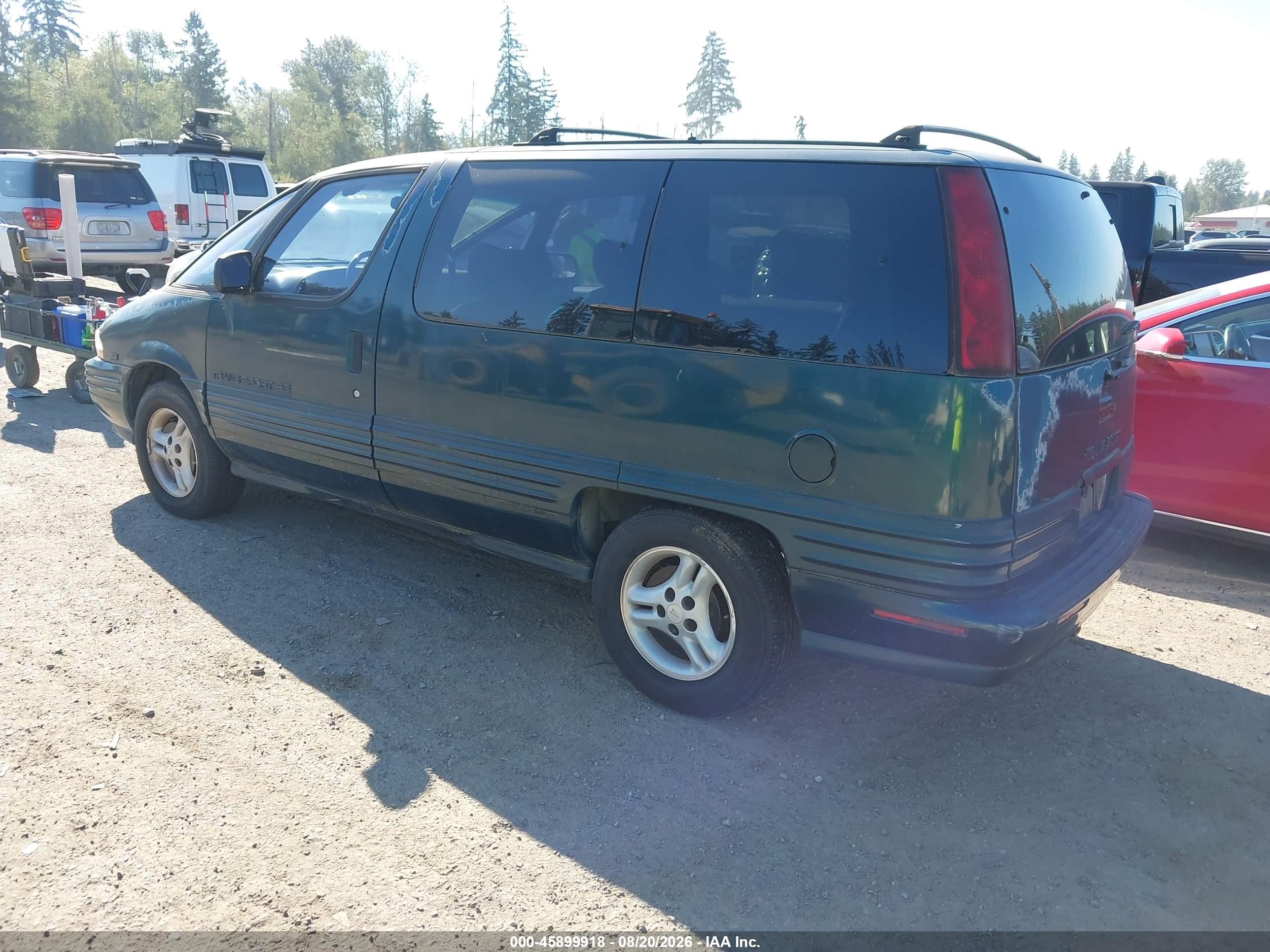 1995 Pontiac Trans Sport   Зеленый vin: 1GMDU06L2ST224813
