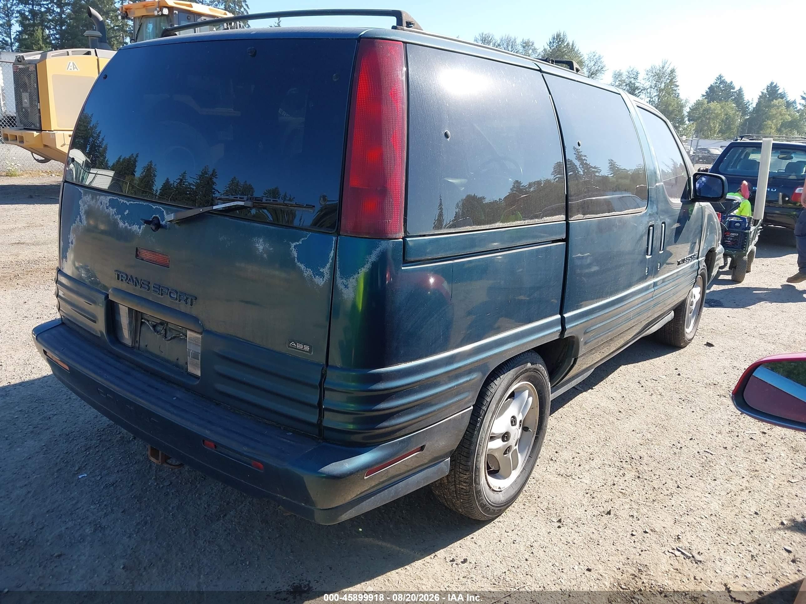 1995 Pontiac Trans Sport   Зеленый vin: 1GMDU06L2ST224813