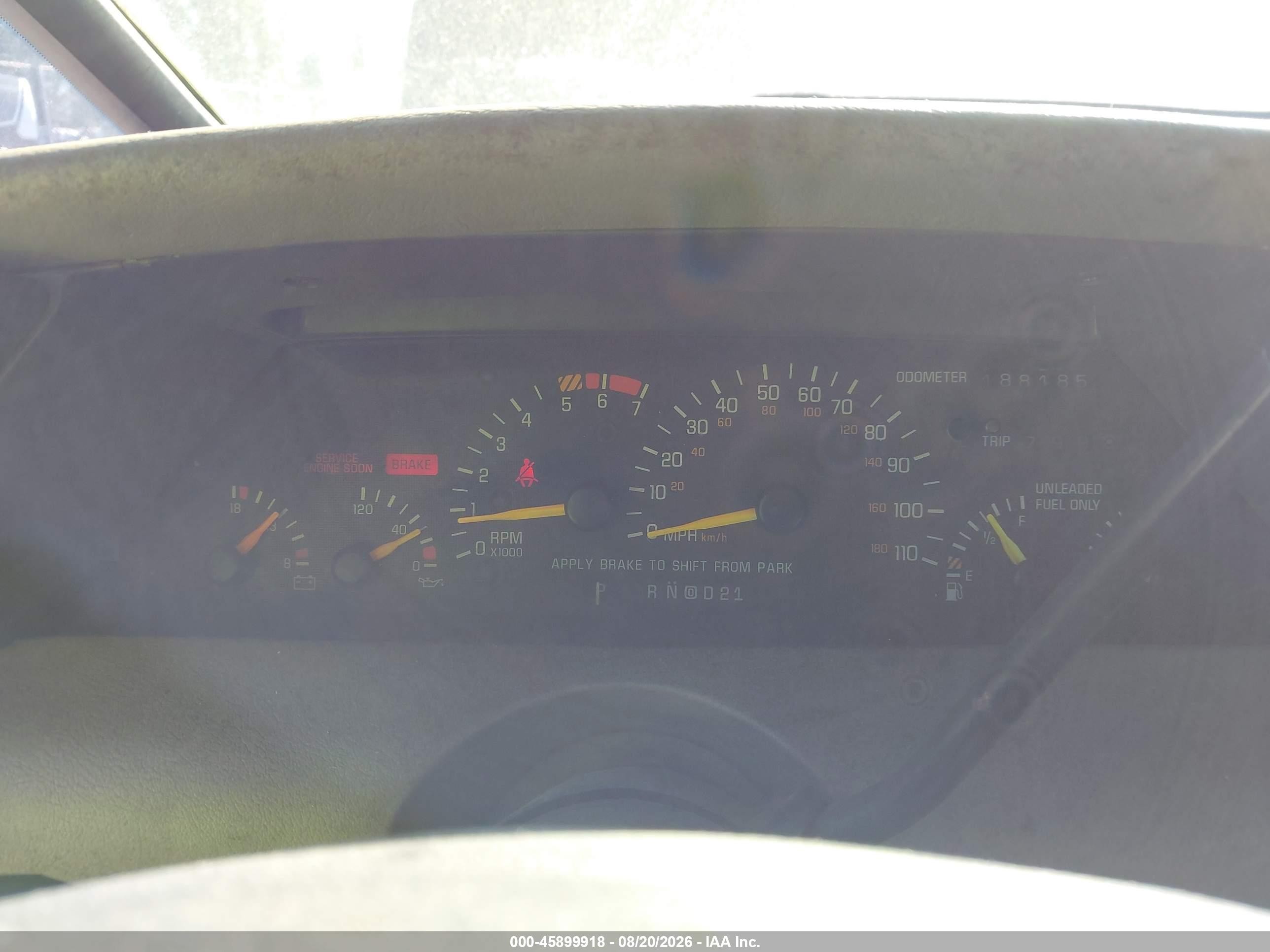 1995 Pontiac Trans Sport   Зеленый vin: 1GMDU06L2ST224813