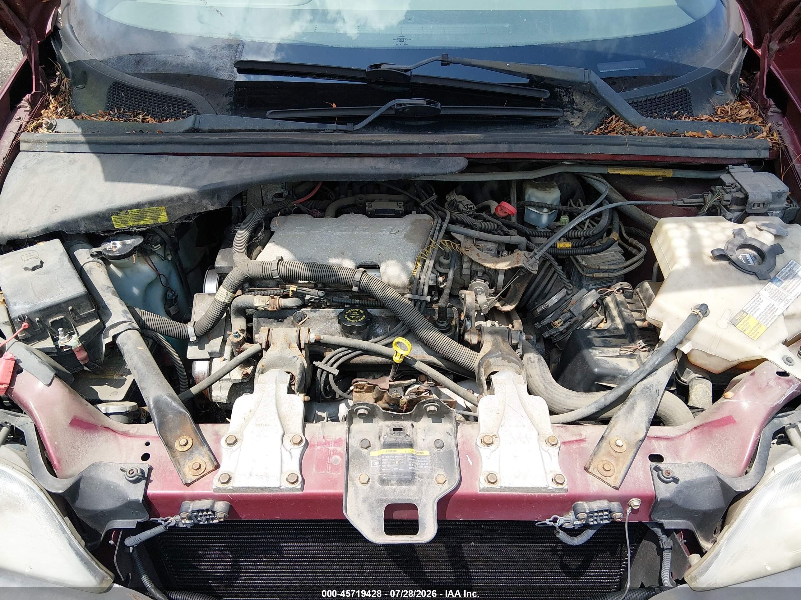 2002 Pontiac Montana V16 Красный vin: 1GMDU23E92D235190