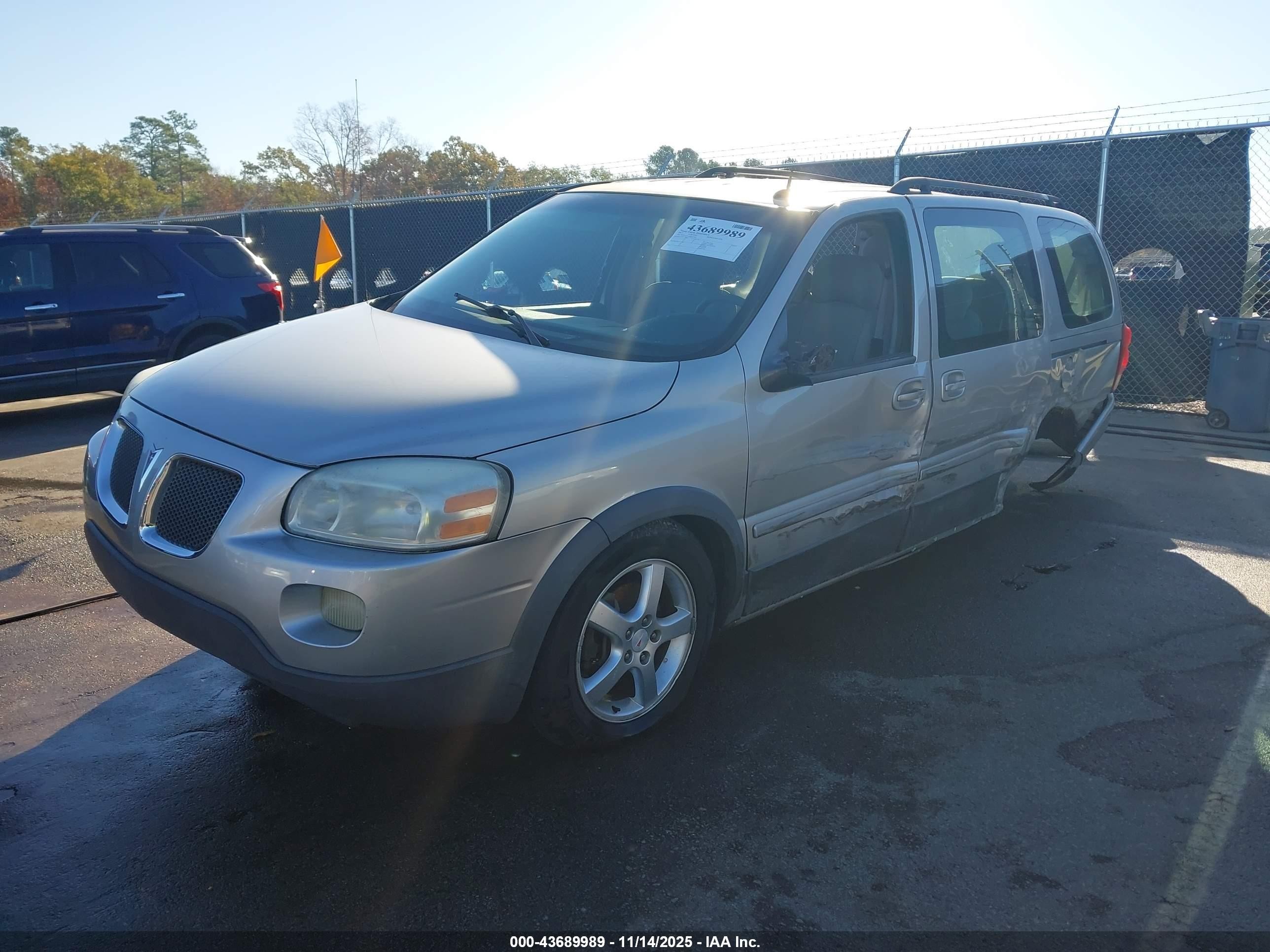 2005 Pontiac Montana Sv6 Fwd Gray vin: 1GMDV03L35D257965