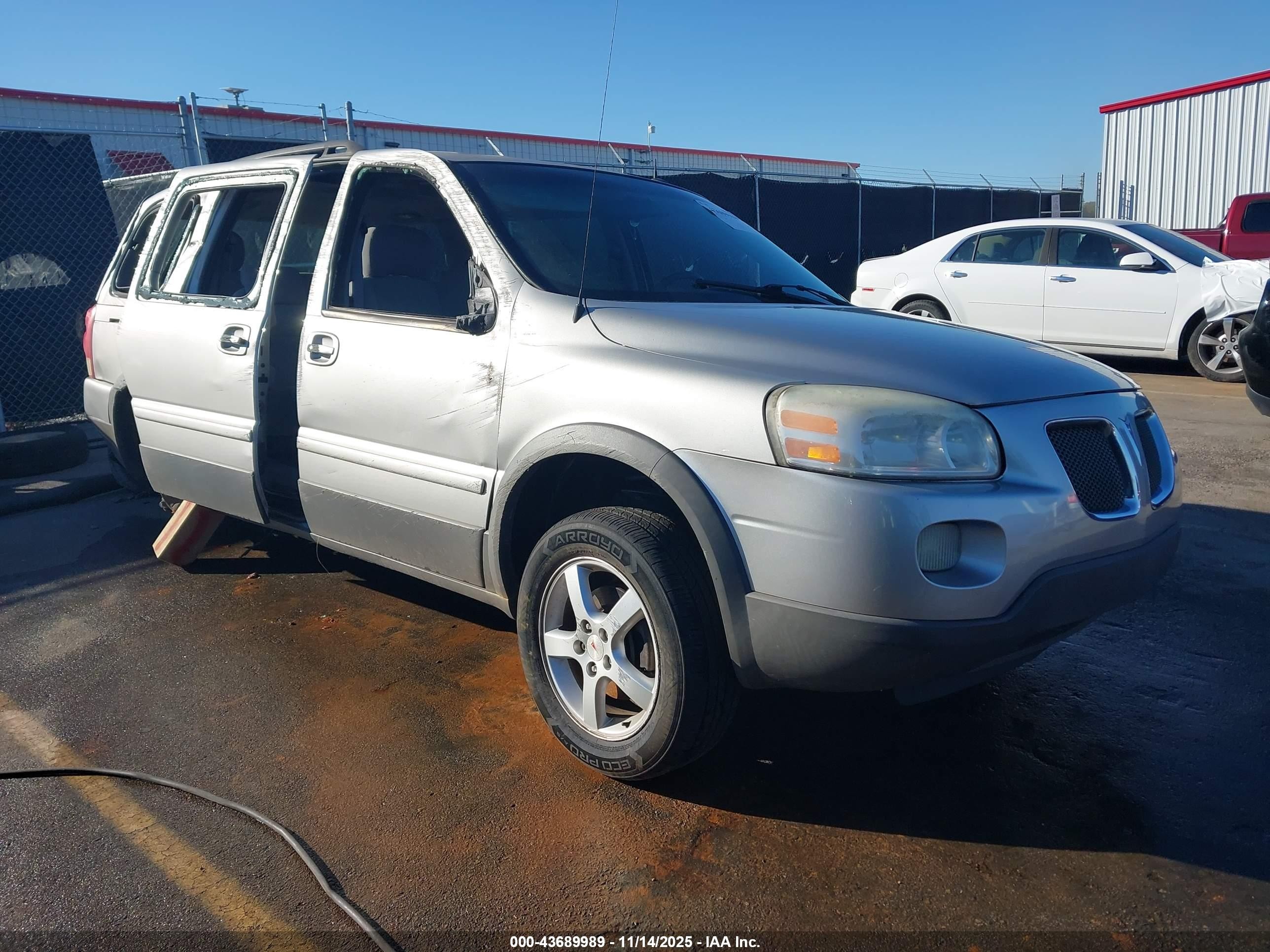 2005 Pontiac Montana Sv6 Fwd Gray vin: 1GMDV03L35D257965