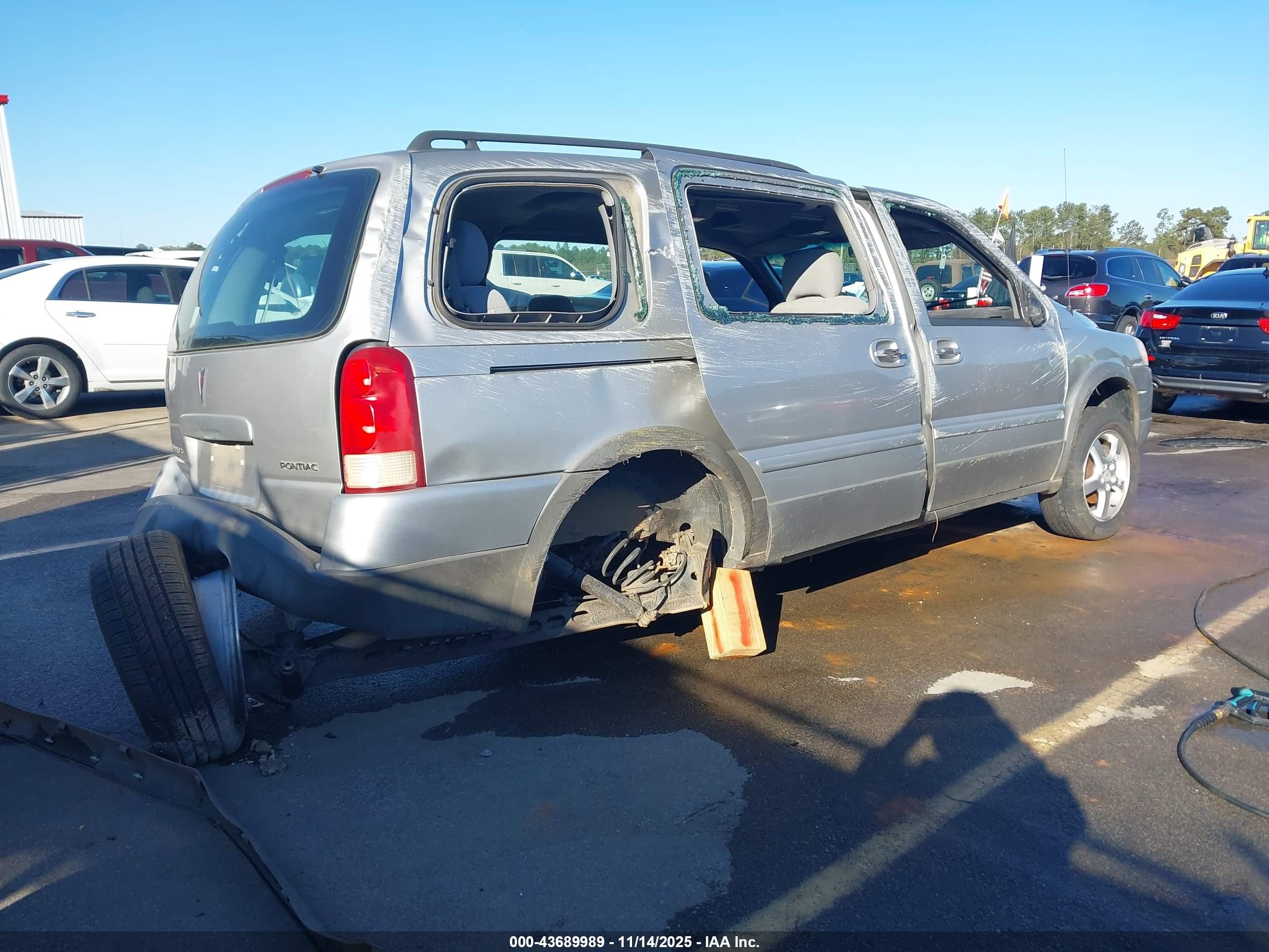 2005 Pontiac Montana Sv6 Fwd Gray vin: 1GMDV03L35D257965