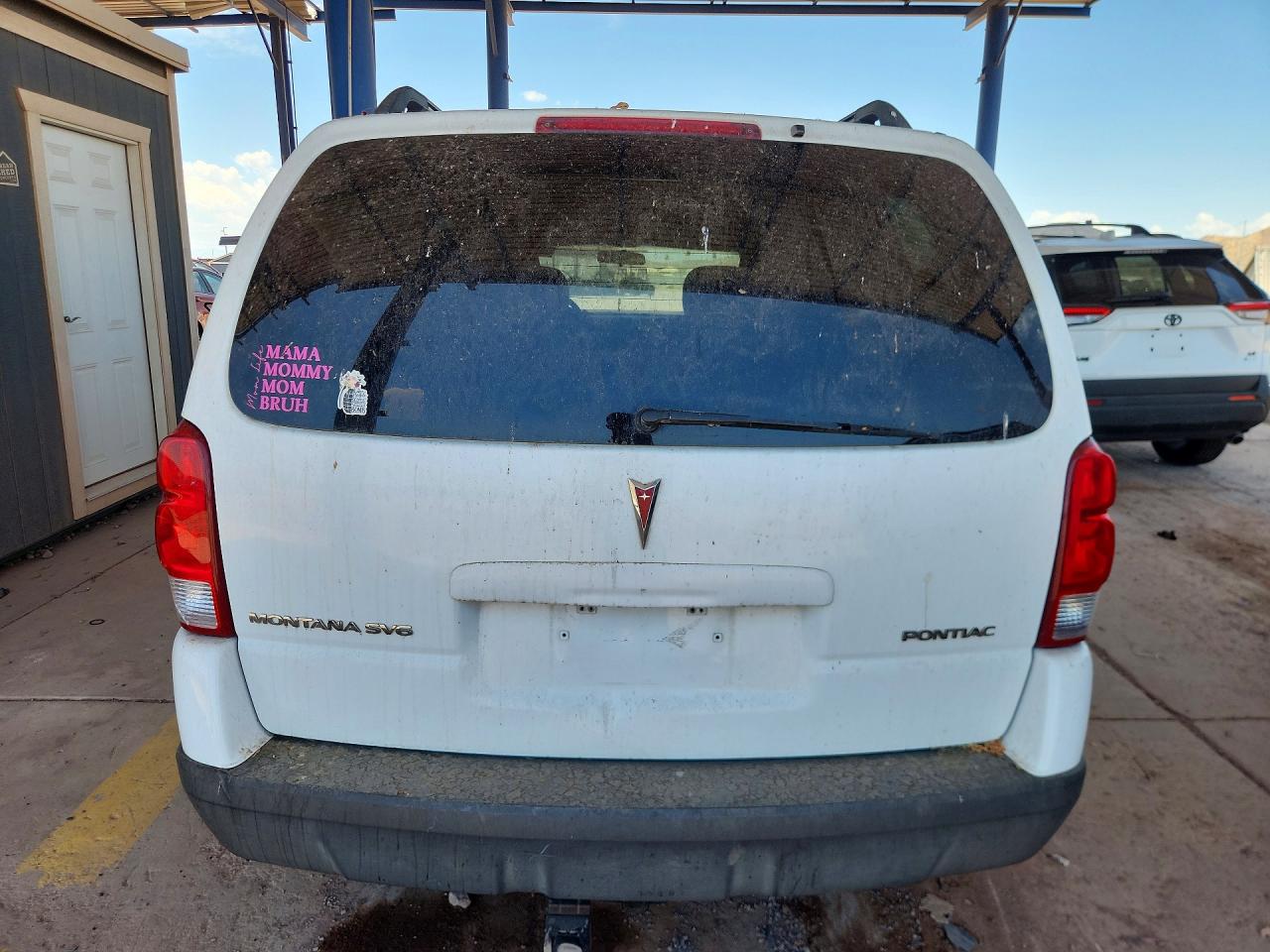 2005 Pontiac Montana Sv6 White vin: 1GMDV03L75D307640