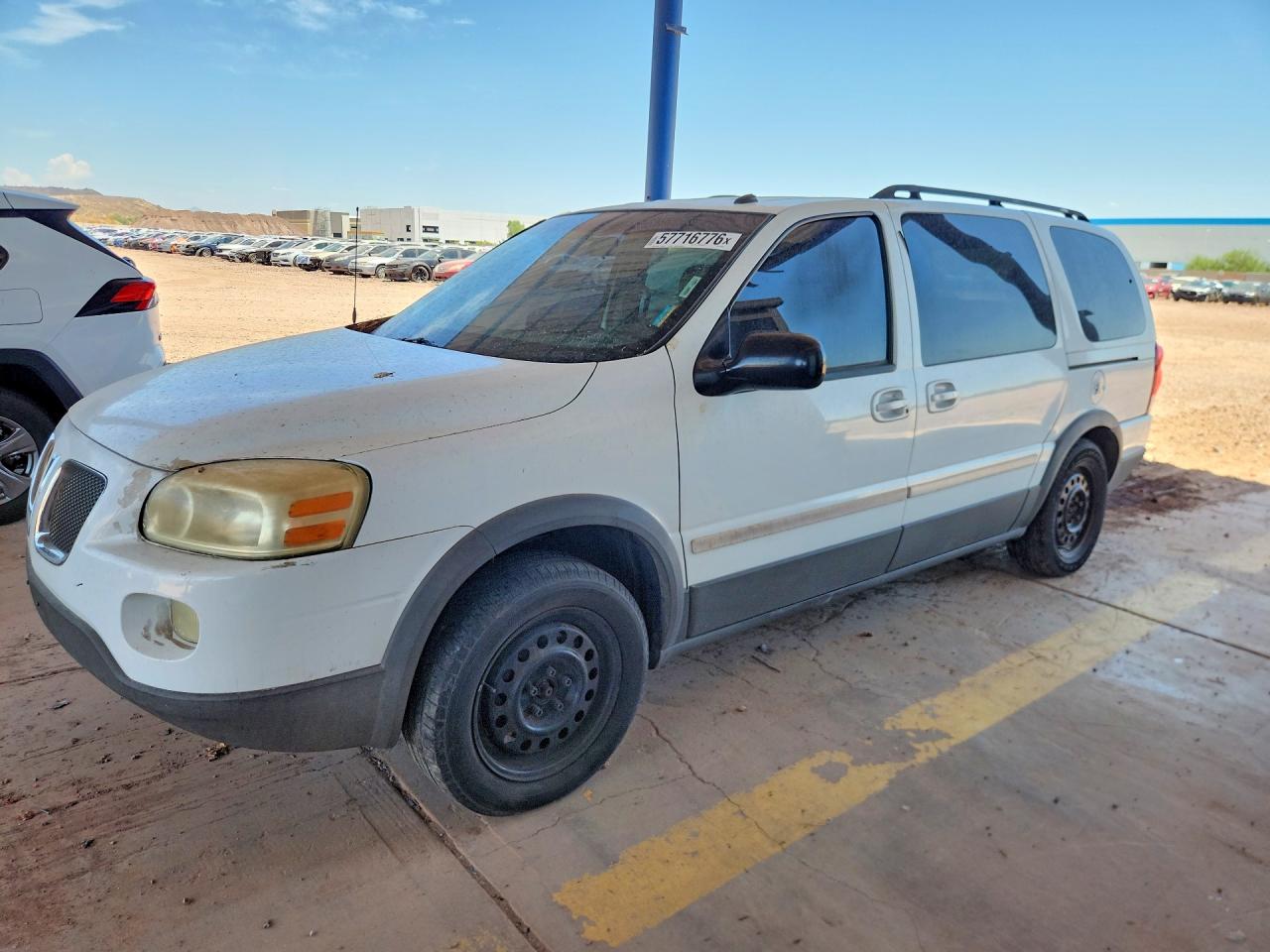 2005 Pontiac Montana Sv6 White vin: 1GMDV03L75D307640