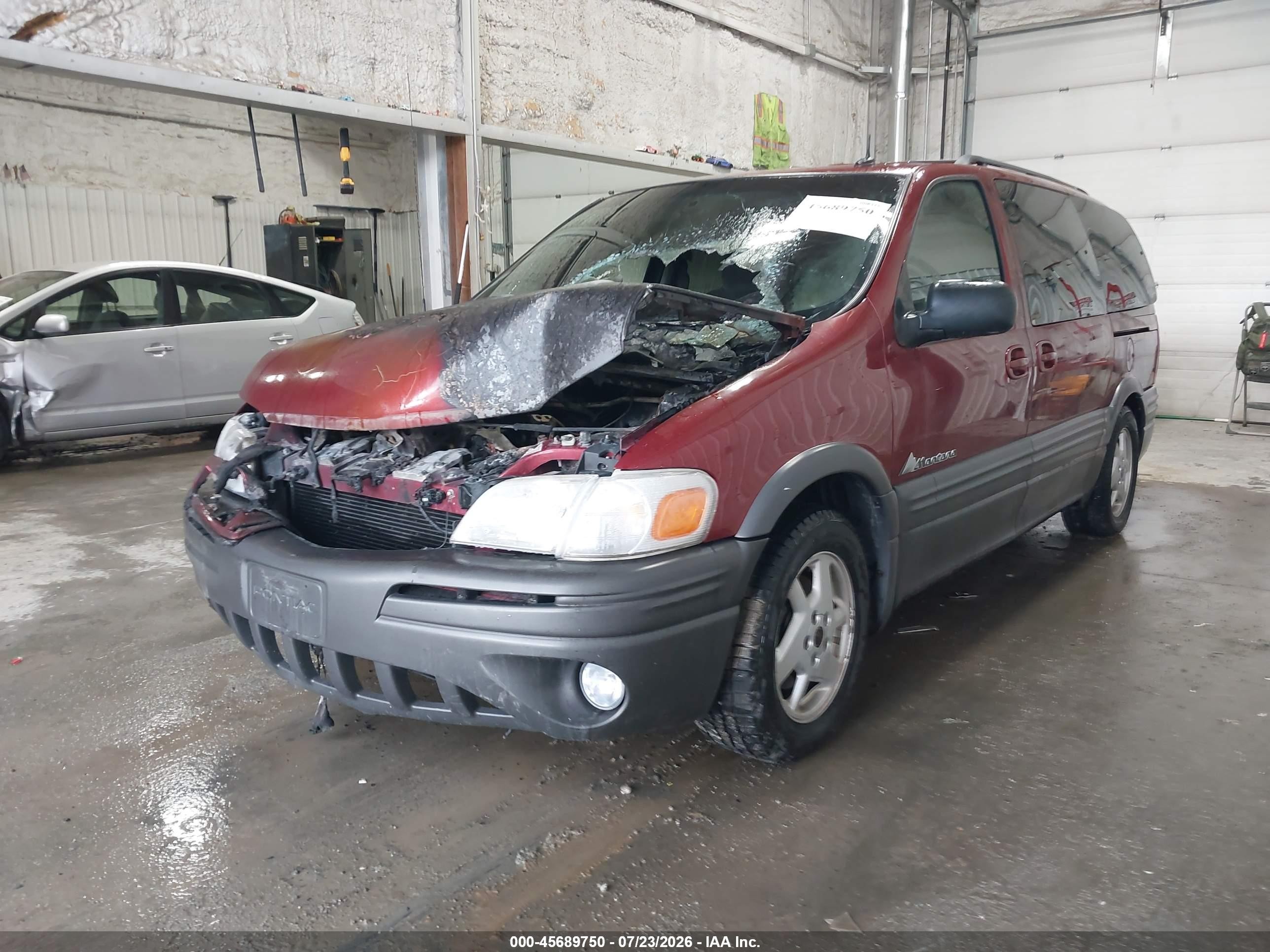 2003 Pontiac Montana T16 W/1sy Pkg Темно-бордовый vin: 1GMDV13E83D197072