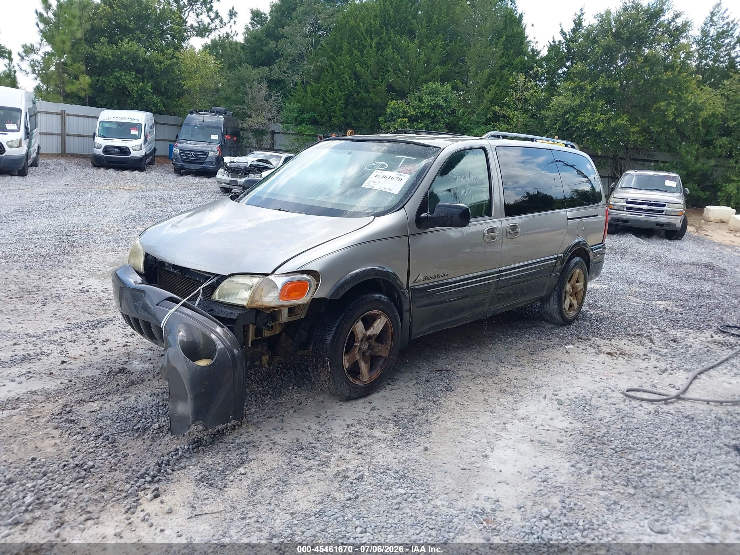 2005 Pontiac Montana M16 W/1sa Pkg. Beige vin: 1GMDV23EX5D120471