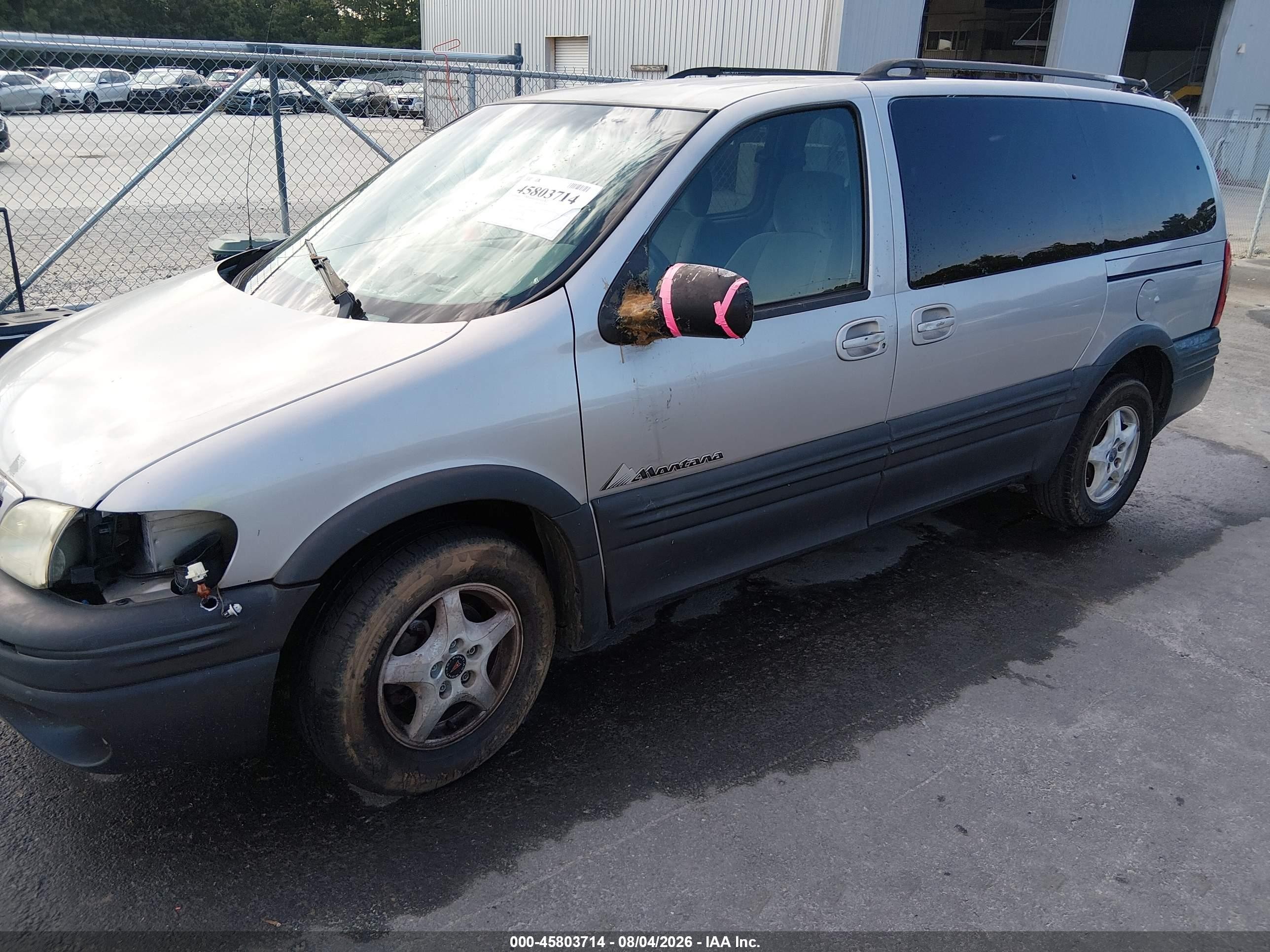 2005 Pontiac Montana M16 W/1sa Pkg. Silver vin: 1GMDV23EX5D122351