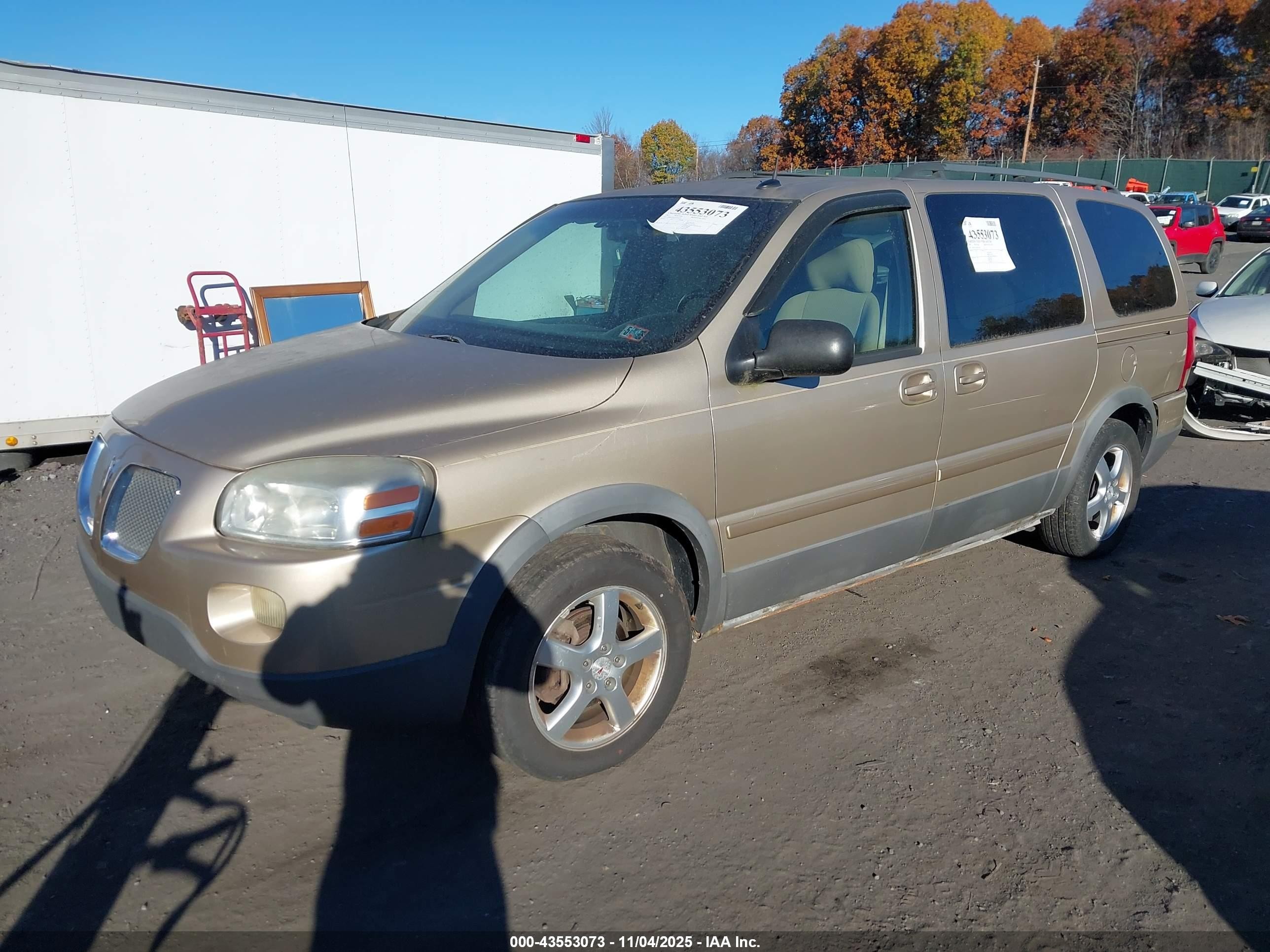 2005 Pontiac Montana Sv6 Fwd Gold vin: 1GMDV33L05D225539