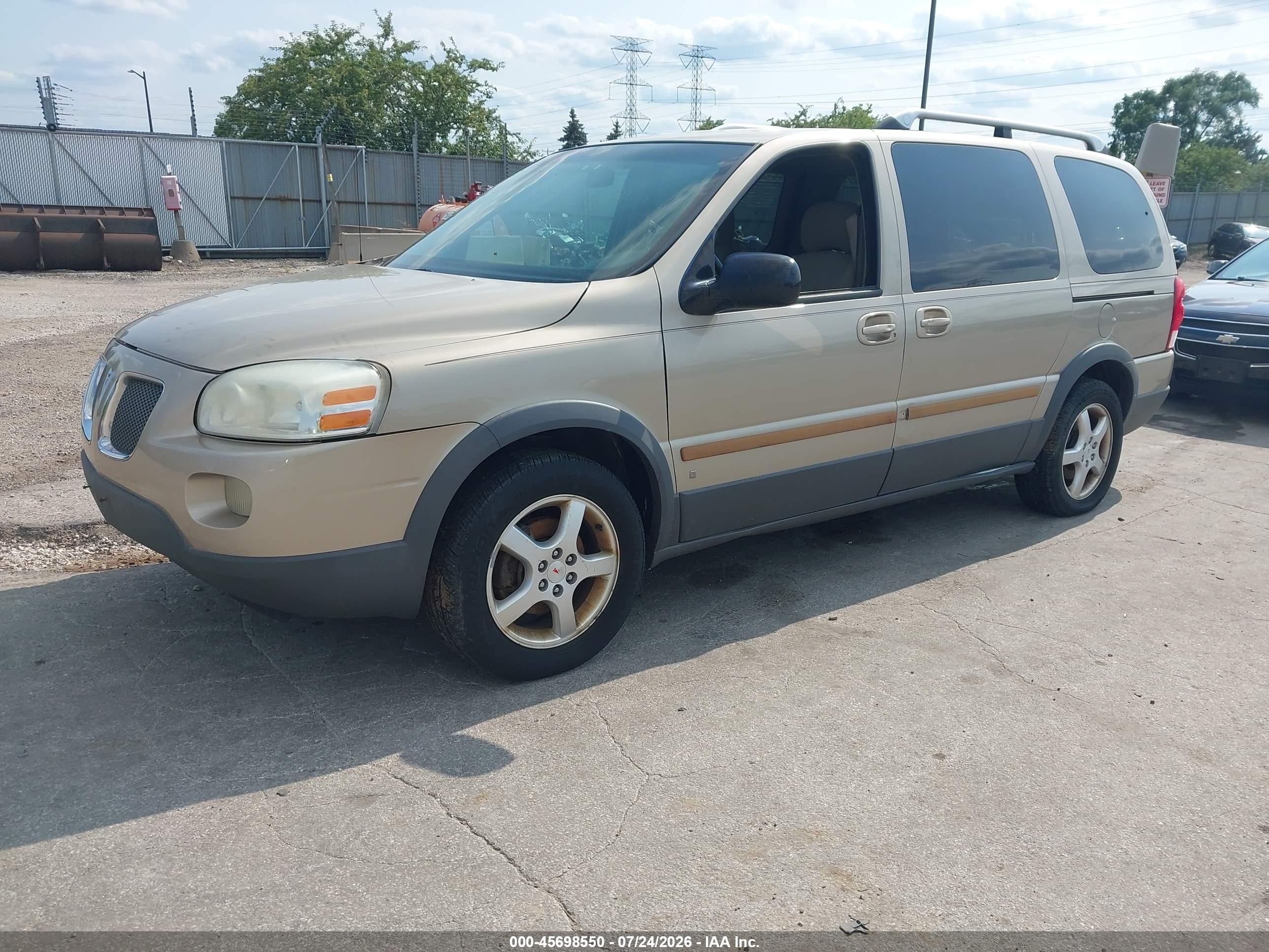 2006 Pontiac Montana Sv6   Gold vin: 1GMDV33L16D210498