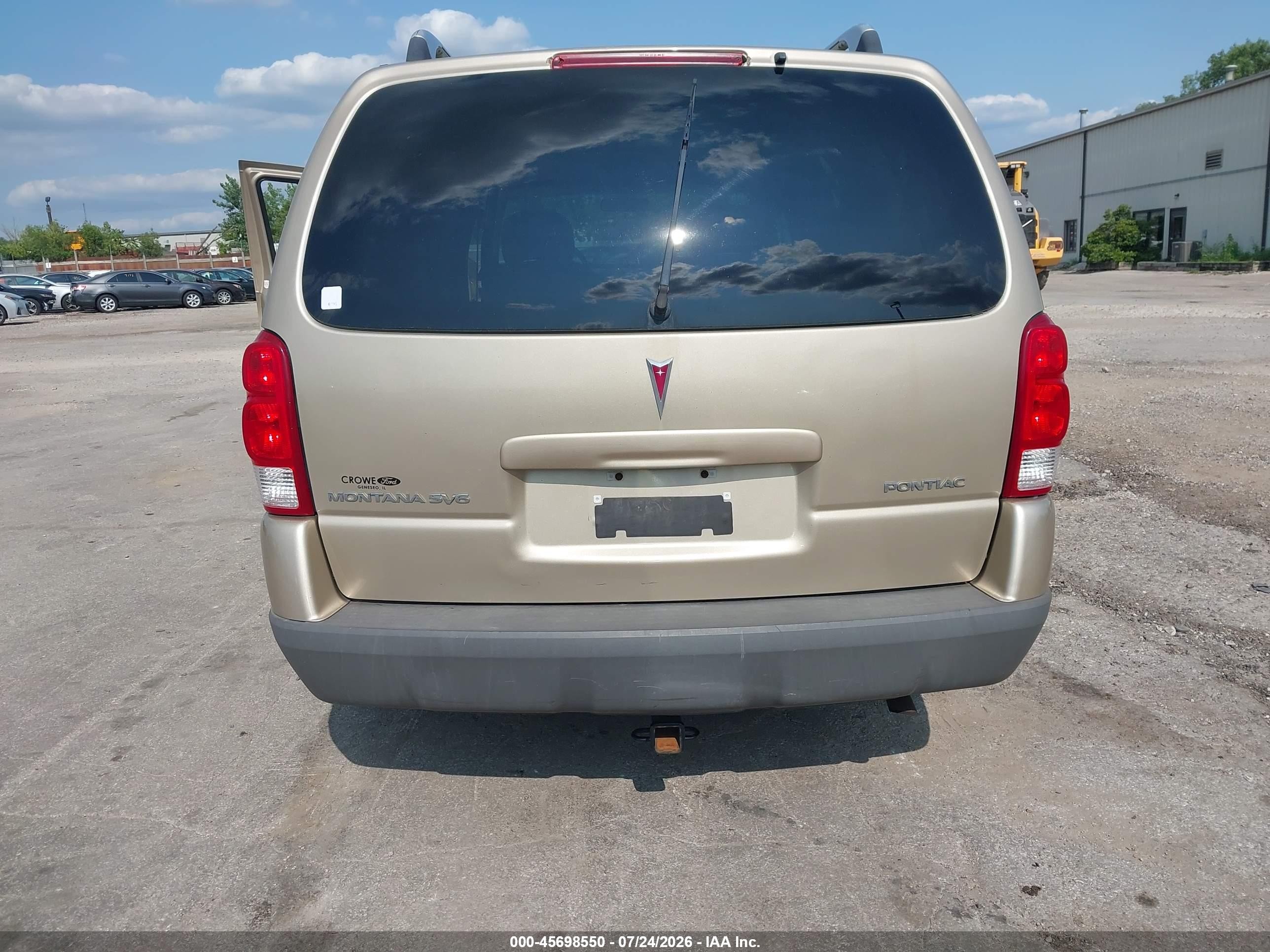 2006 Pontiac Montana Sv6   Gold vin: 1GMDV33L16D210498