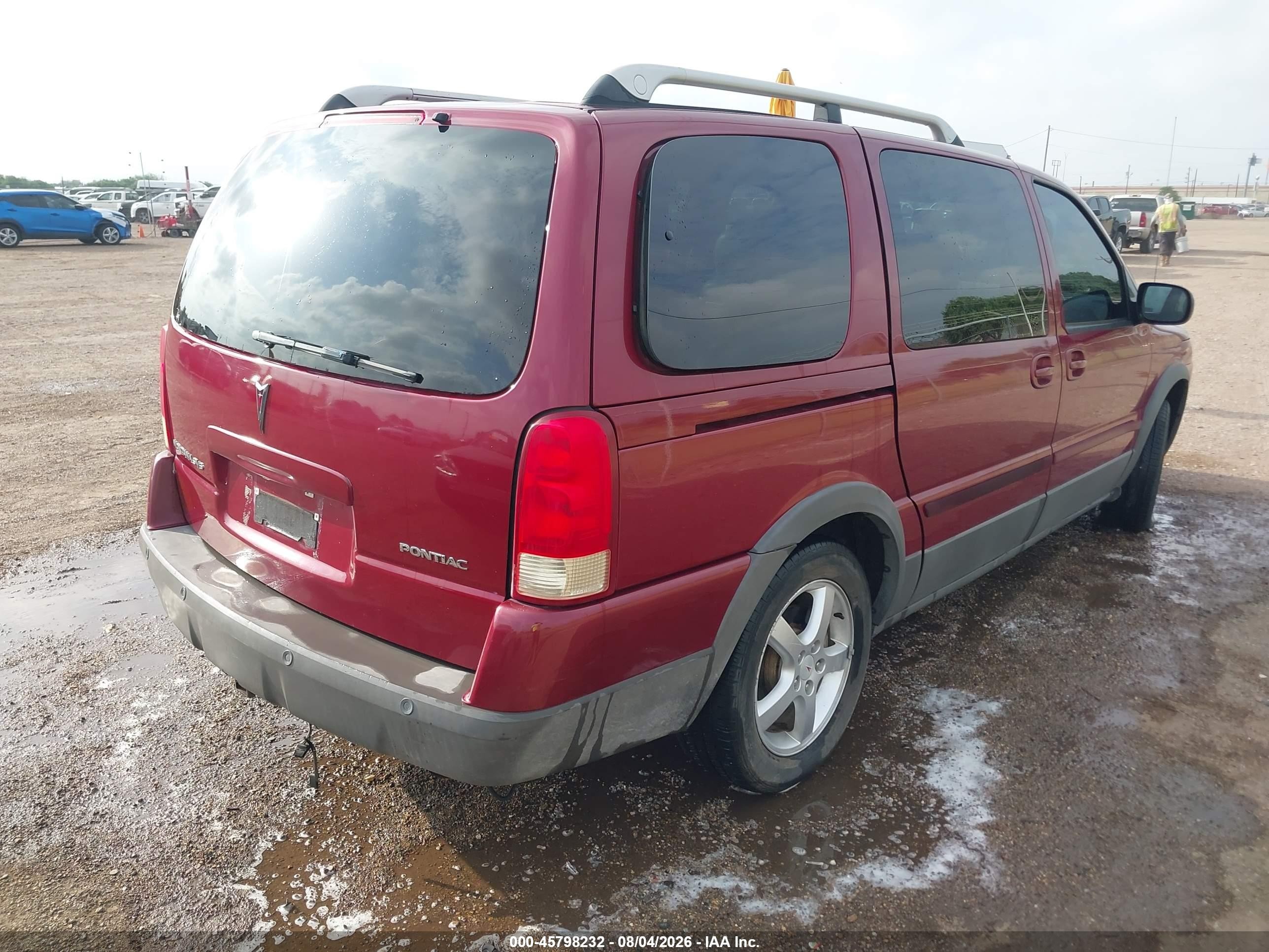 2005 Pontiac Montana Sv6 Fwd Maroon vin: 1GMDV33L35D250970