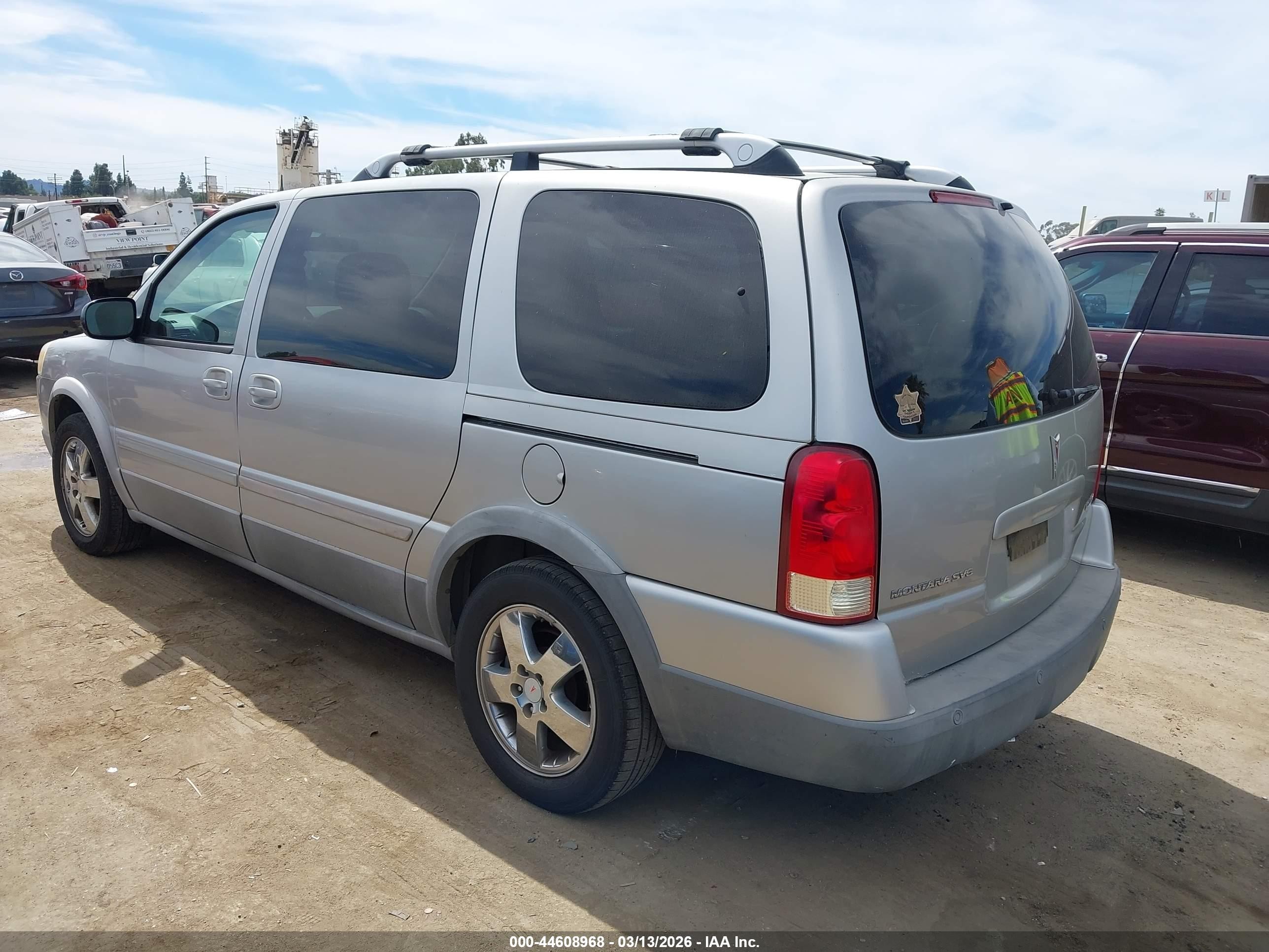 2005 Pontiac Montana Sv6 Fwd Gray vin: 1GMDV33L45D233207