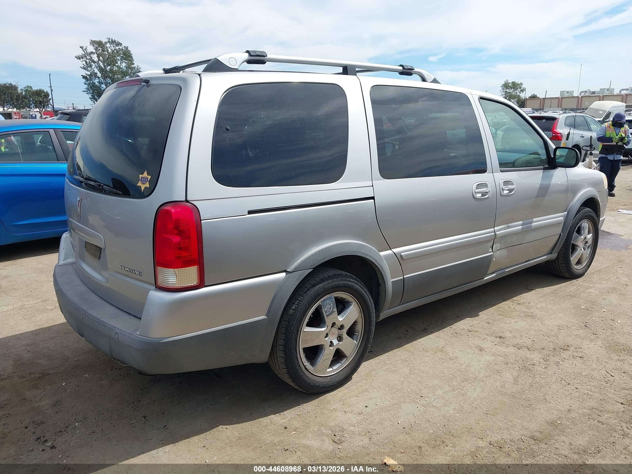 2005 Pontiac Montana Sv6 Fwd Gray vin: 1GMDV33L45D233207