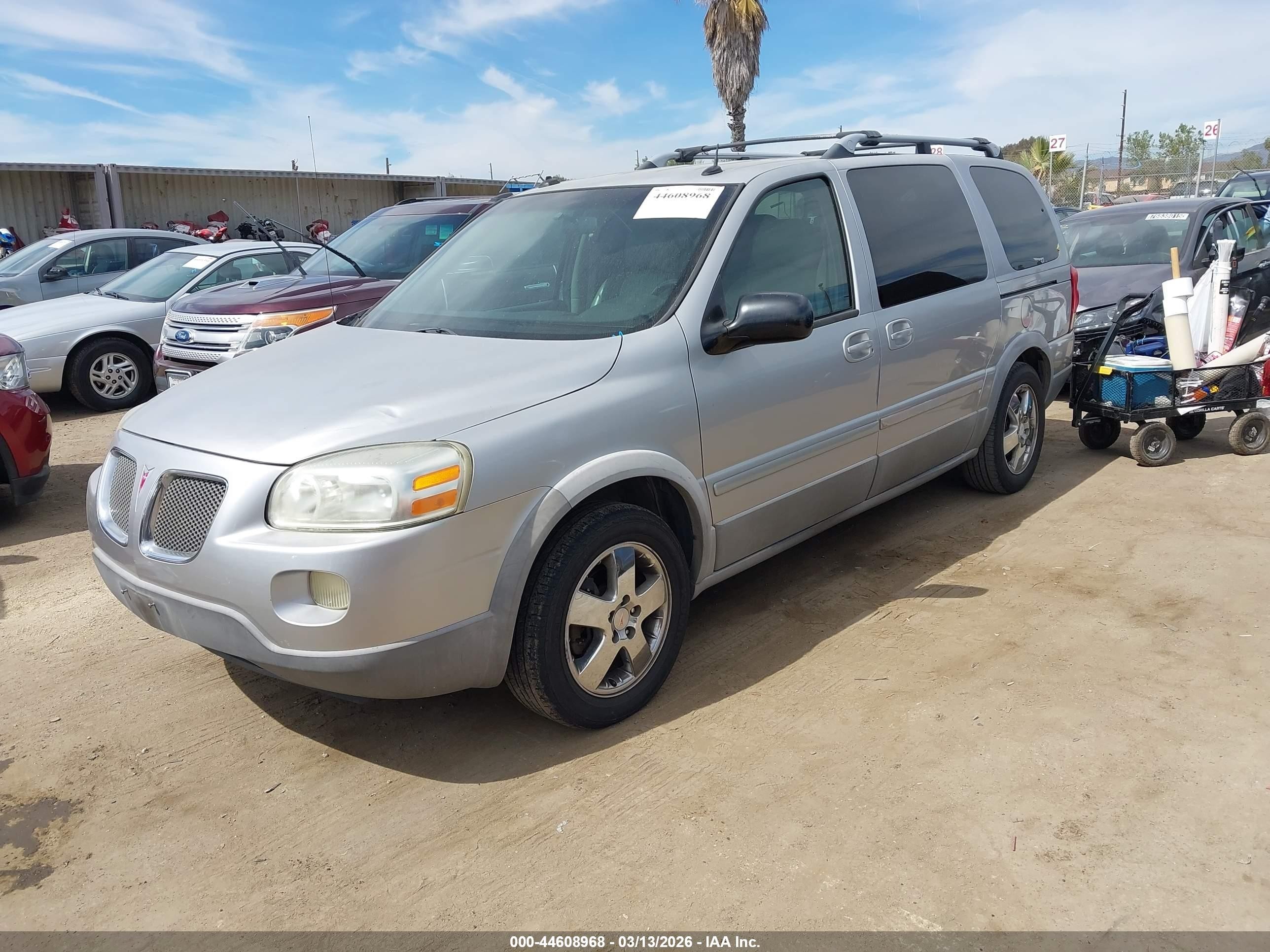 2005 Pontiac Montana Sv6 Fwd Gray vin: 1GMDV33L45D233207