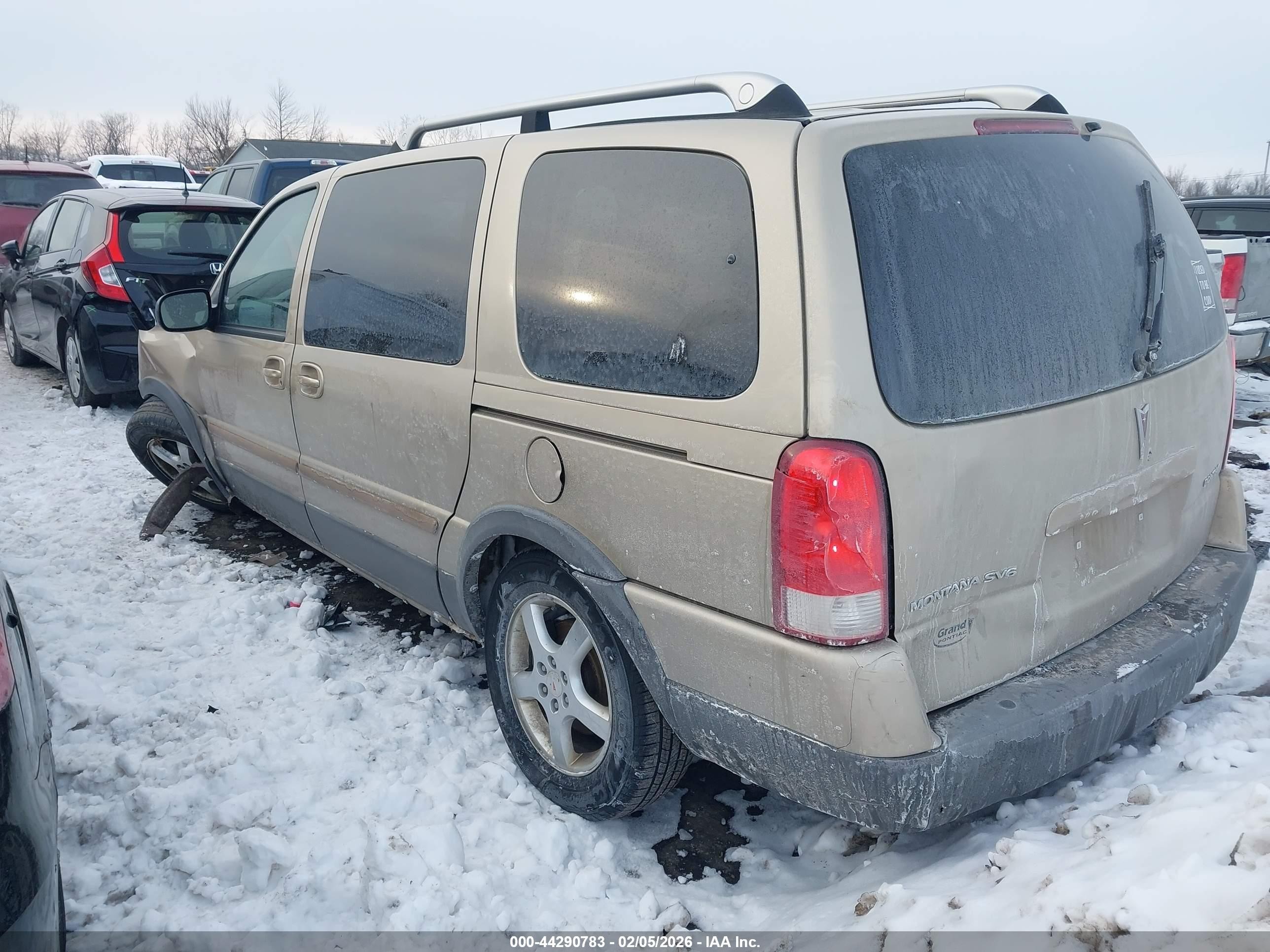 2006 Pontiac Montana Sv6   Коричневый vin: 1GMDV33L46D211564