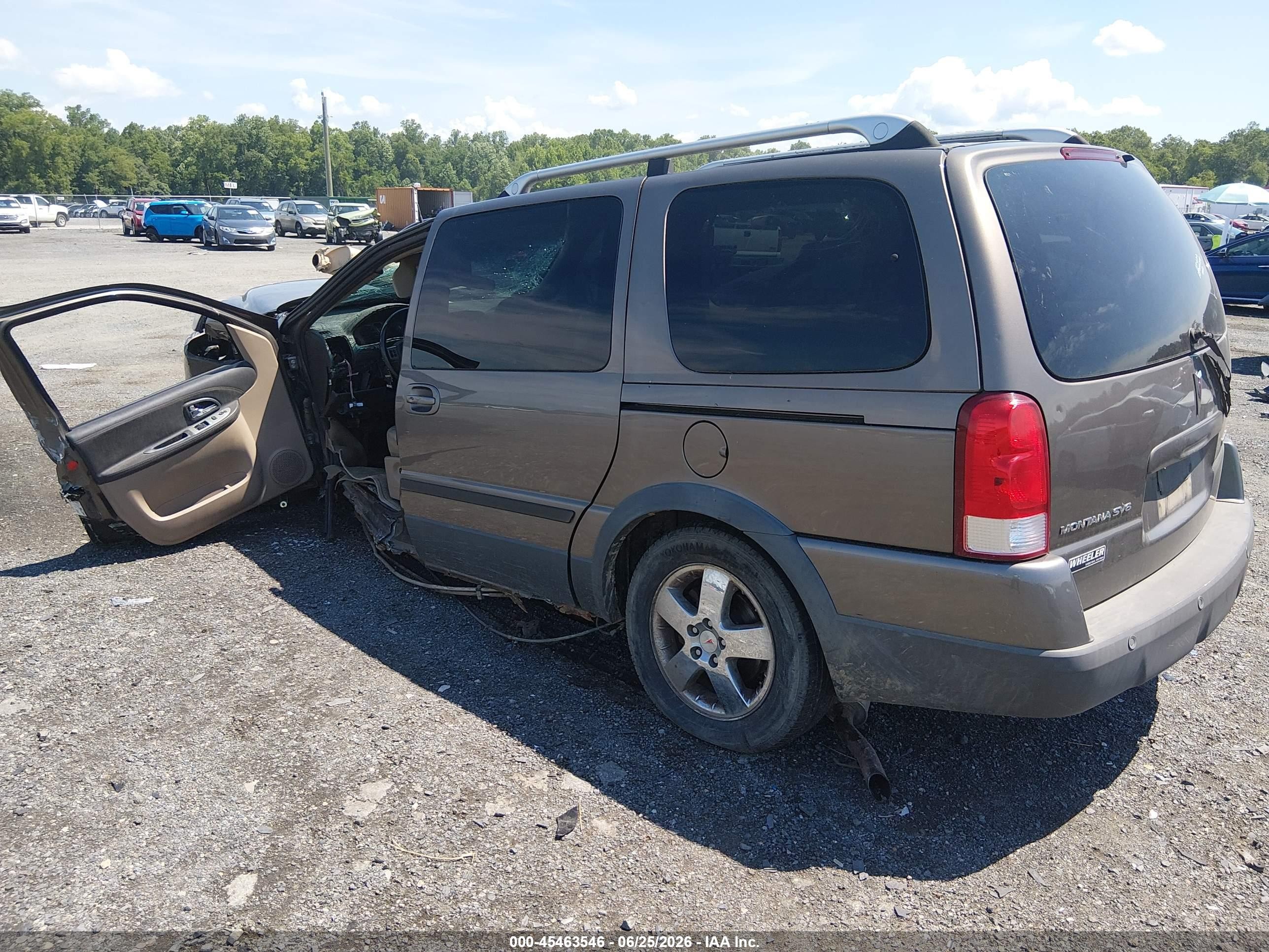 2005 Pontiac Montana Sv6 Fwd Tan vin: 1GMDV33L55D291388