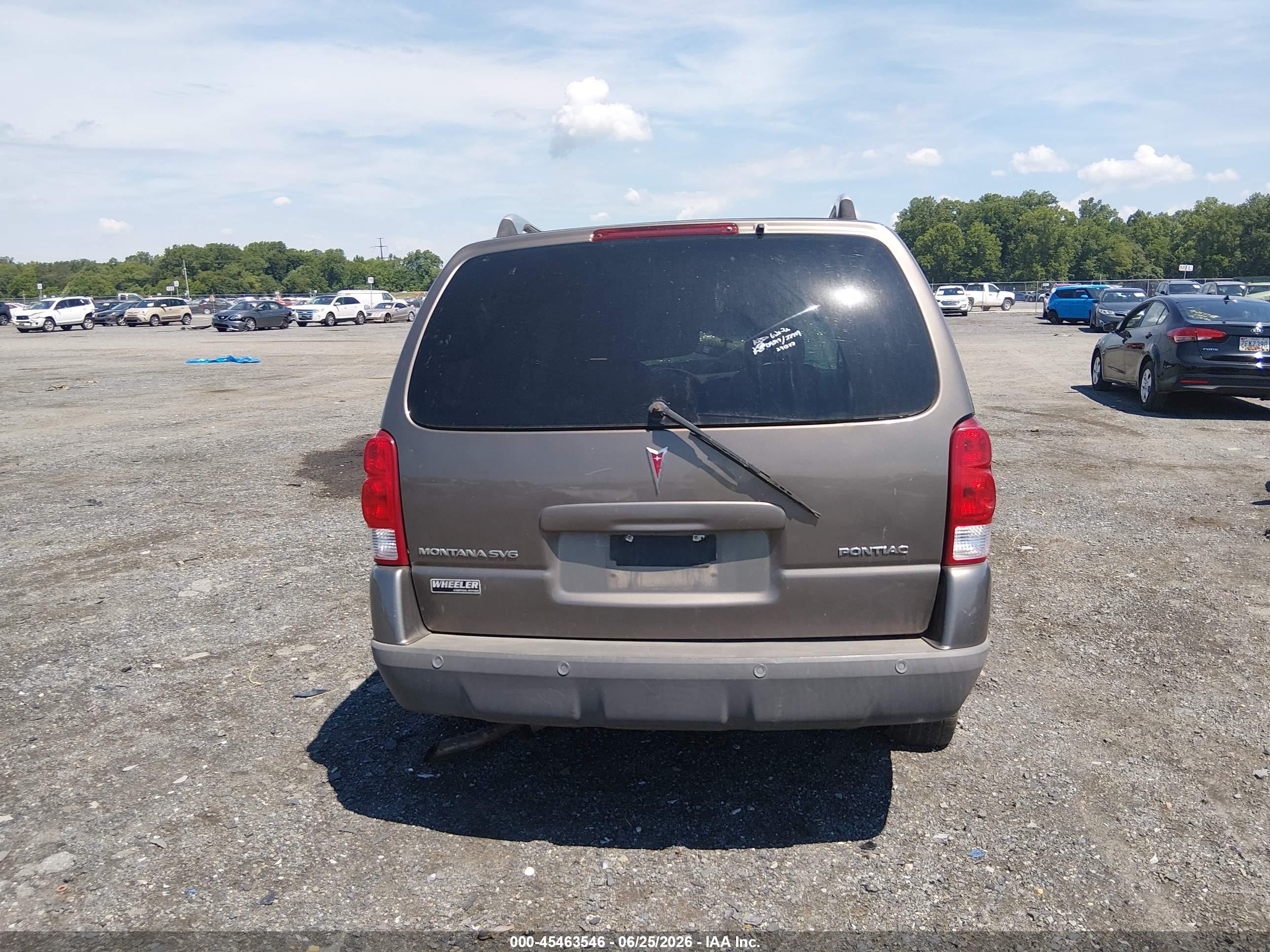 2005 Pontiac Montana Sv6 Fwd Tan vin: 1GMDV33L55D291388