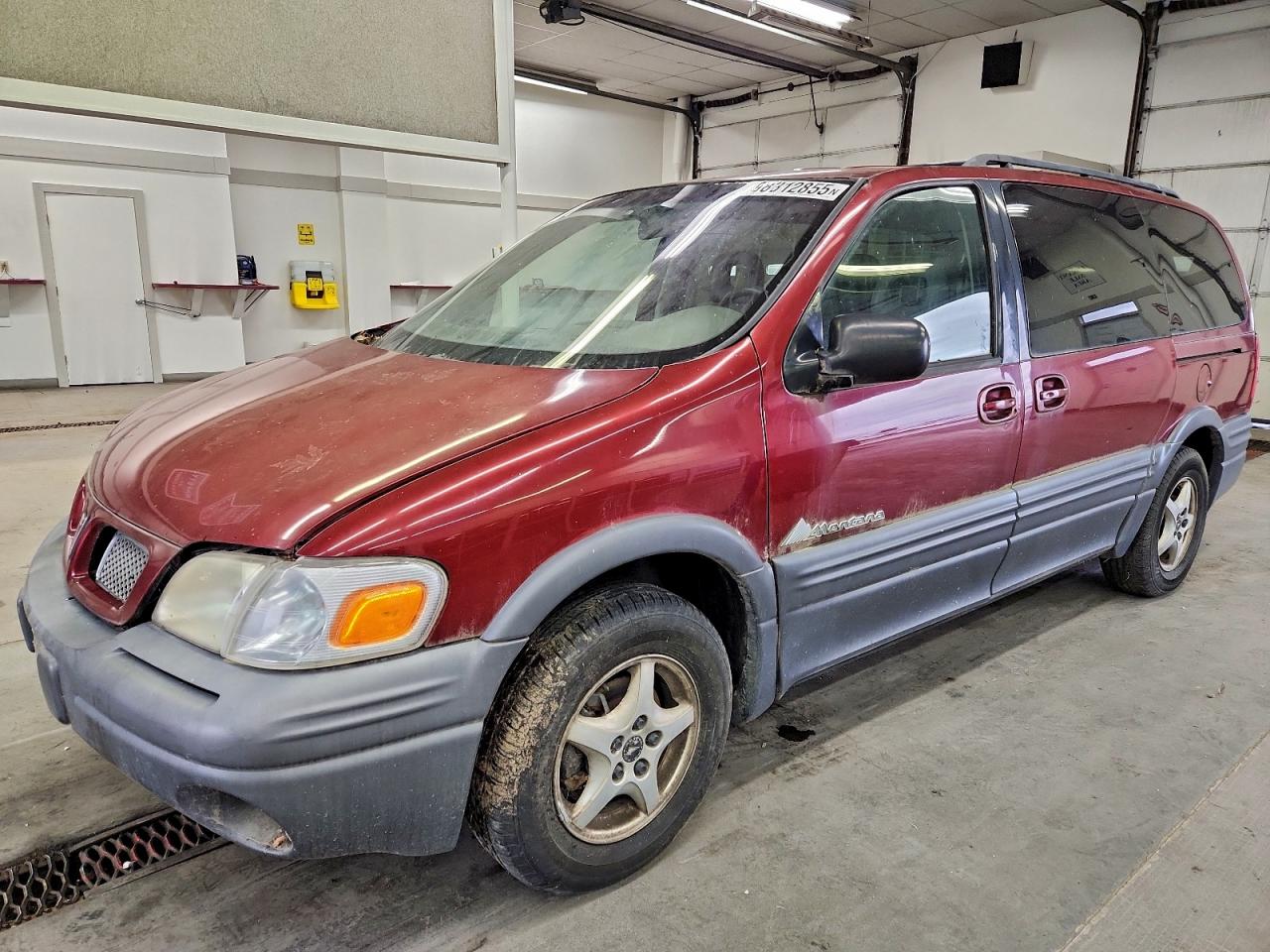 1999 Pontiac Montana / Trans Sport Burgundy vin: 1GMDX03E1XD311536