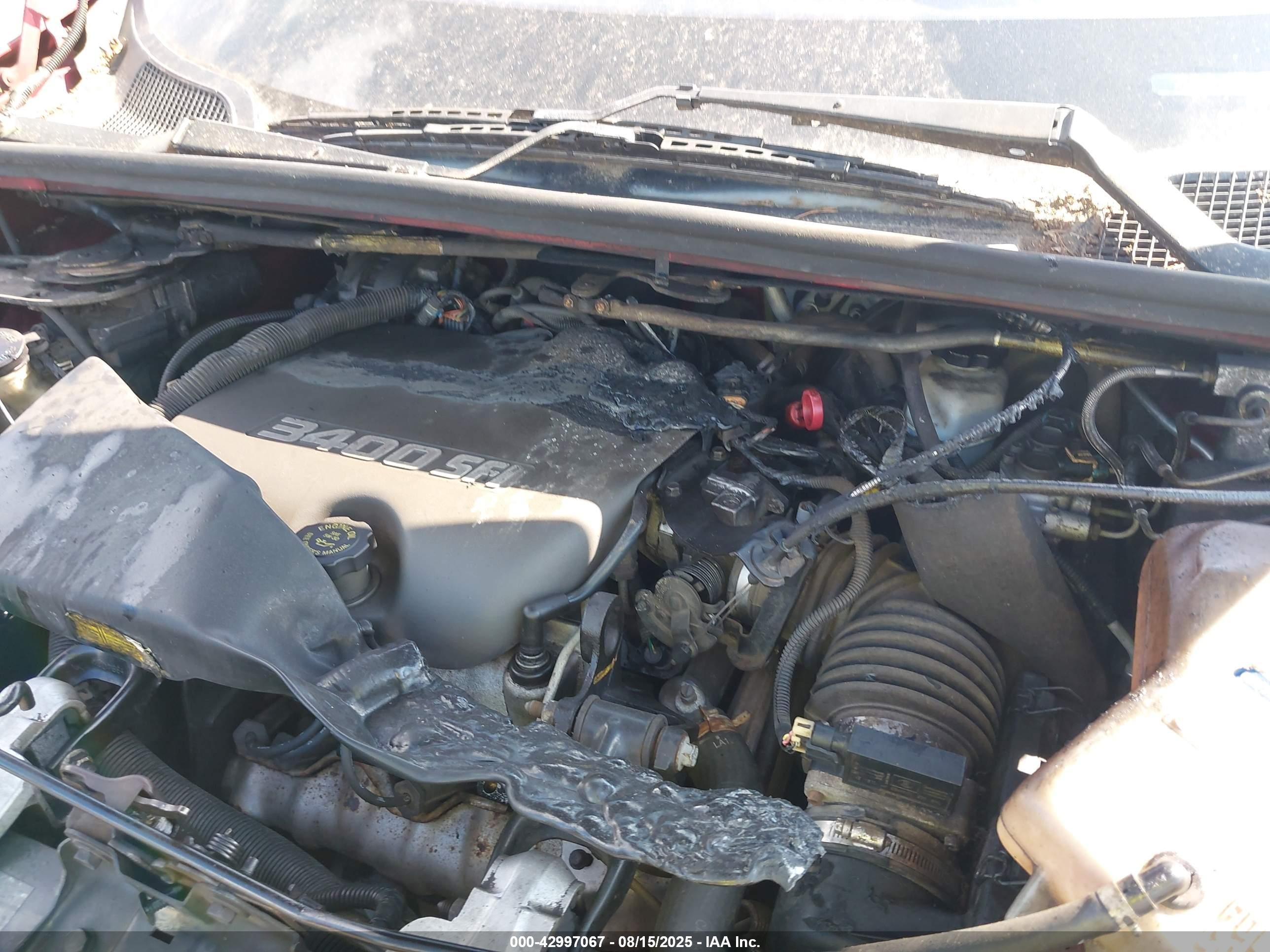 1997 Pontiac Trans Sport   Red vin: 1GMDX03E2VD166536