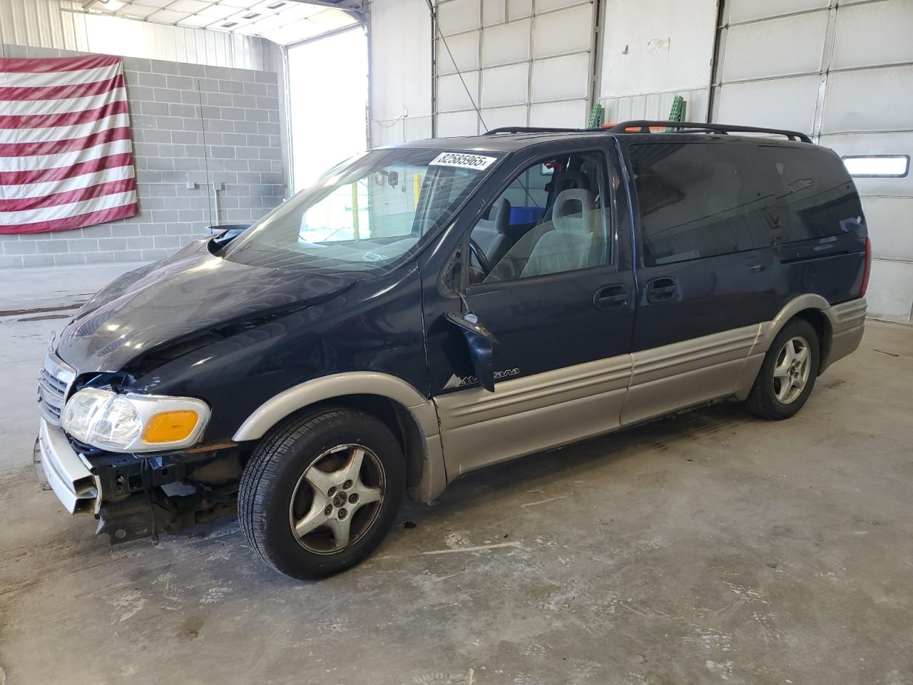 2002 Pontiac Montana Blue vin: 1GMDX03E42D253902