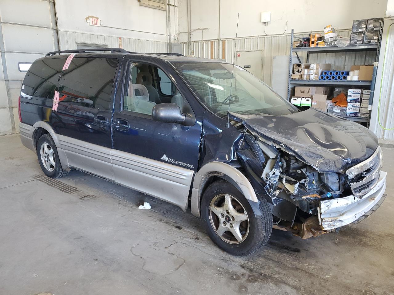 2002 Pontiac Montana Blue vin: 1GMDX03E42D253902