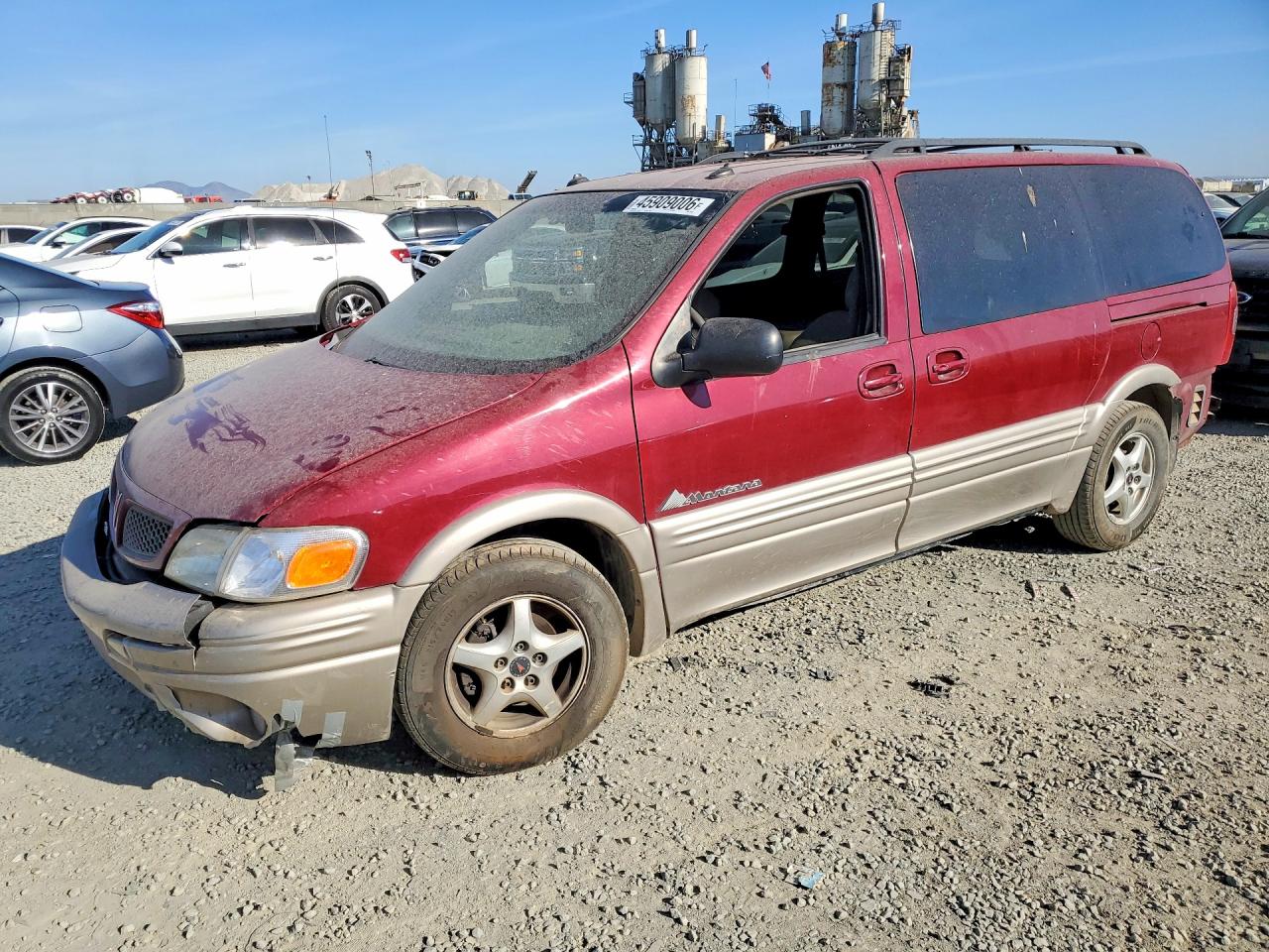 2004 Pontiac Montana Burgundy vin: 1GMDX03E44D236553