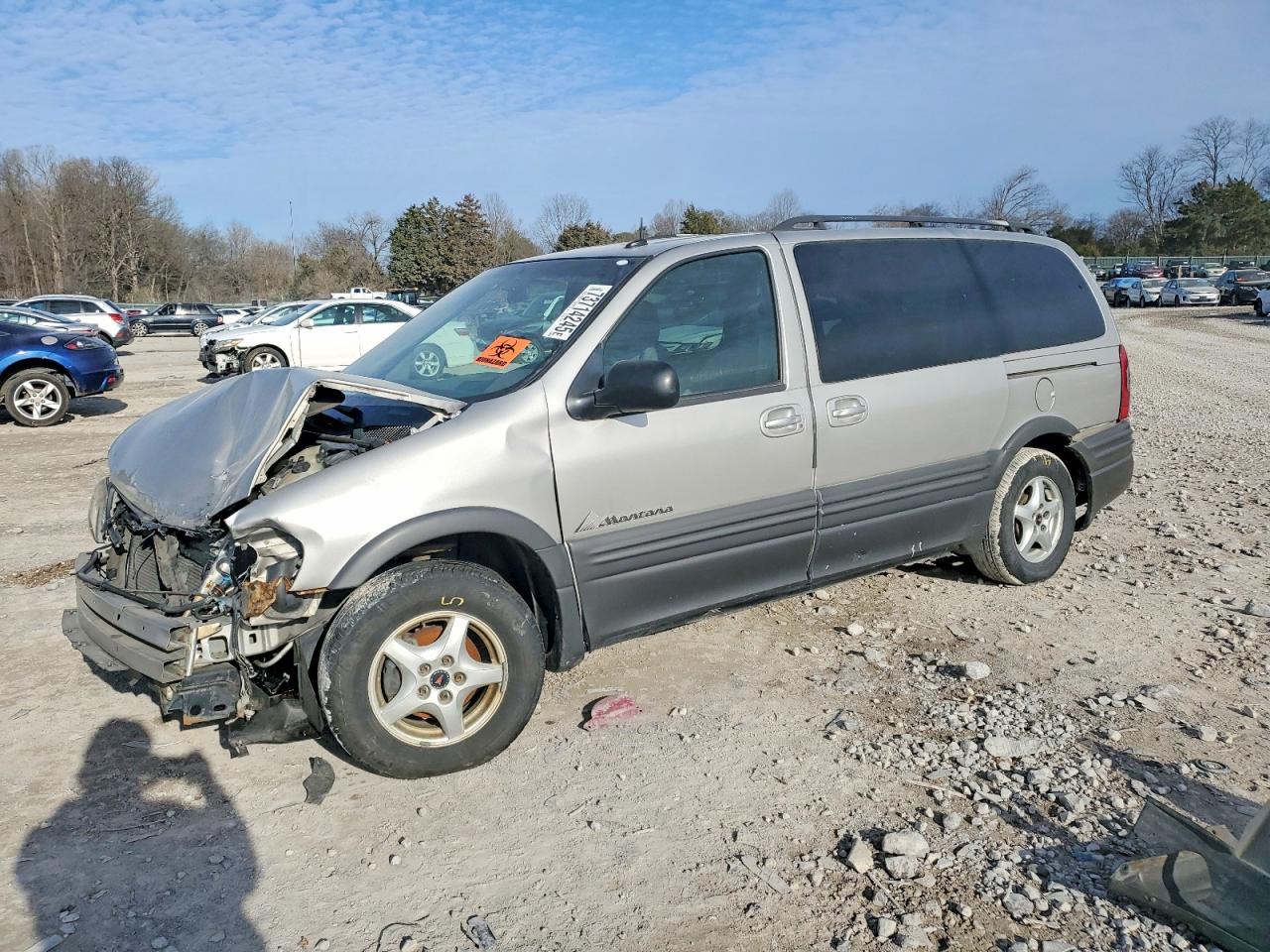 2004 Pontiac Montana Beige vin: 1GMDX03E54D162544