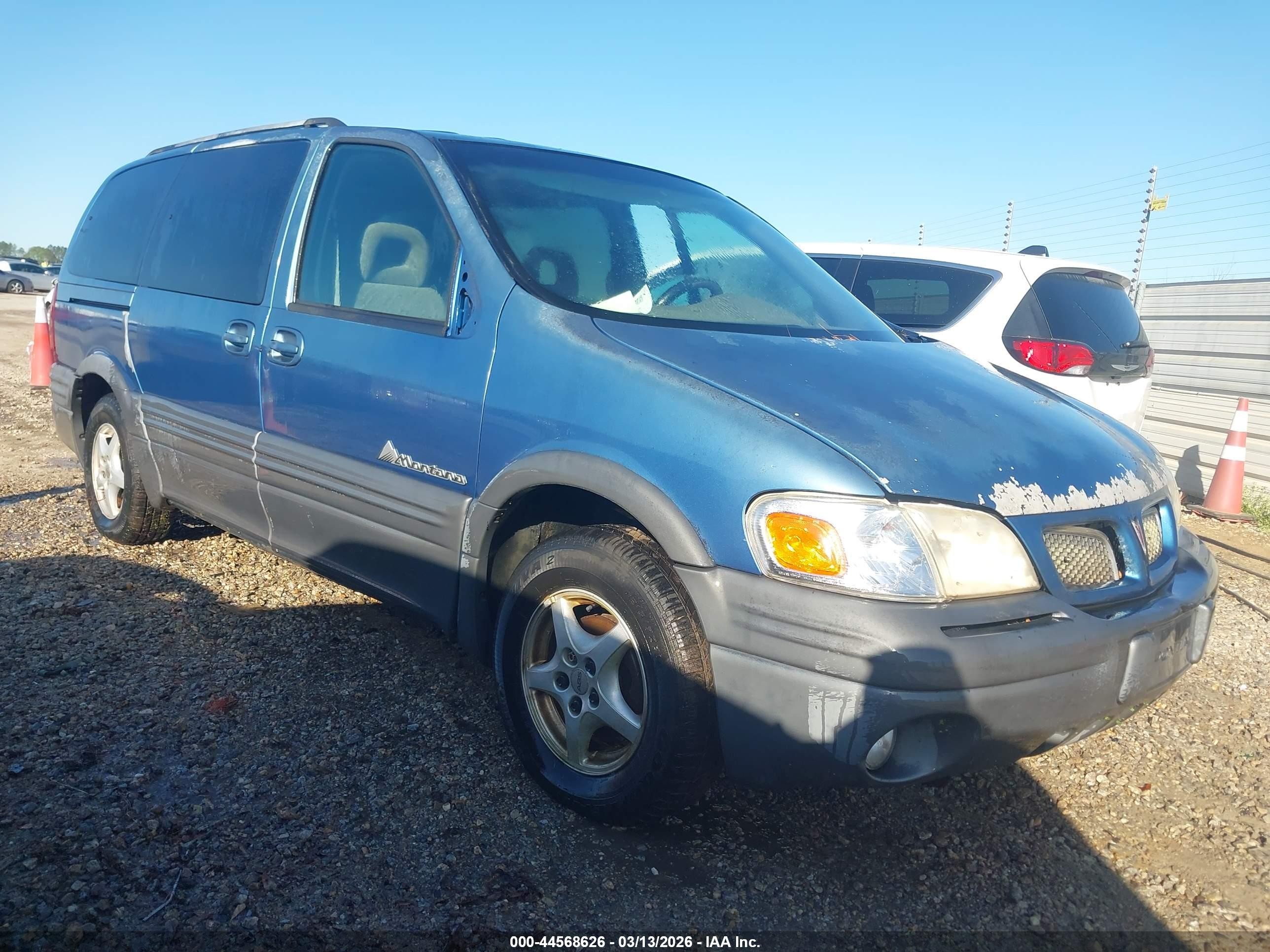 1999 Pontiac Montana   Blue vin: 1GMDX03E6XD196013