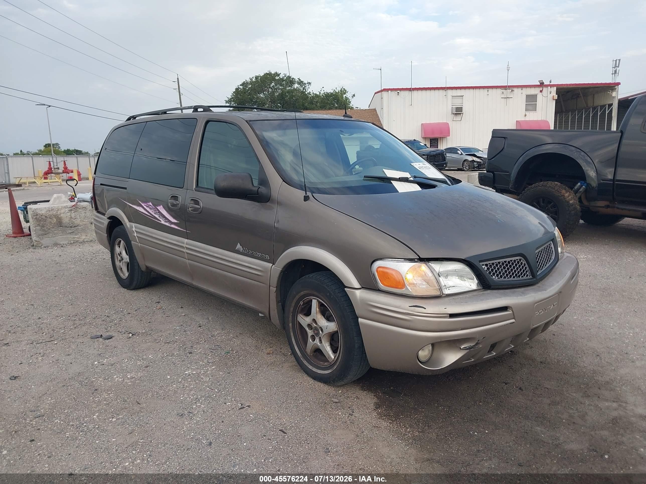 2003 Pontiac Montana M16 W/1sa Pkg. Серый vin: 1GMDX03E83D219933
