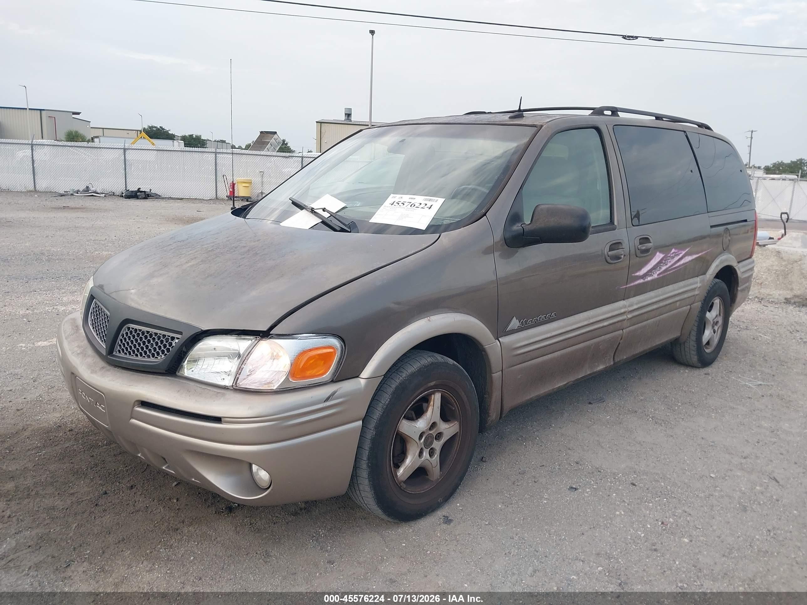2003 Pontiac Montana M16 W/1sa Pkg. Серый vin: 1GMDX03E83D219933