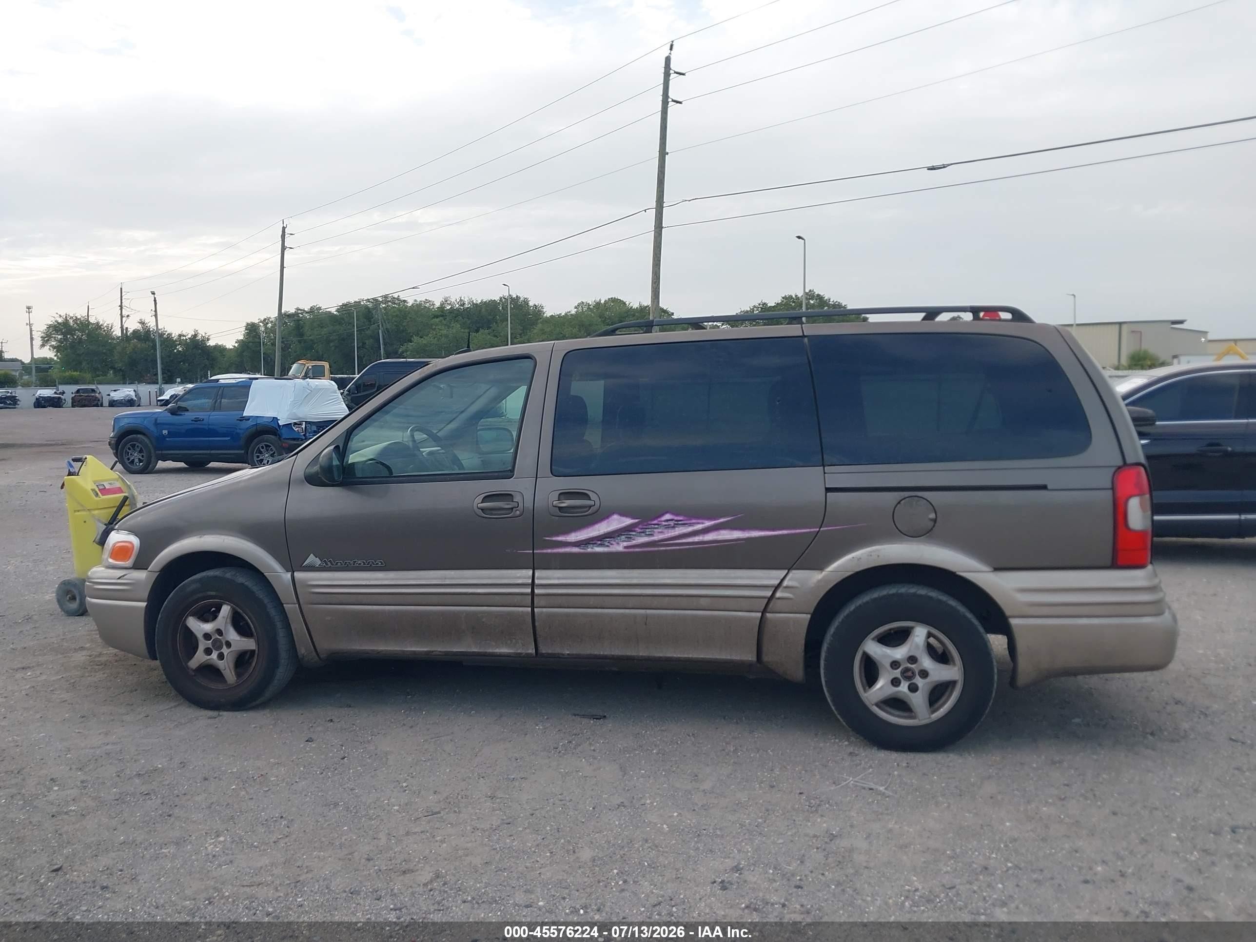 2003 Pontiac Montana M16 W/1sa Pkg. Серый vin: 1GMDX03E83D219933