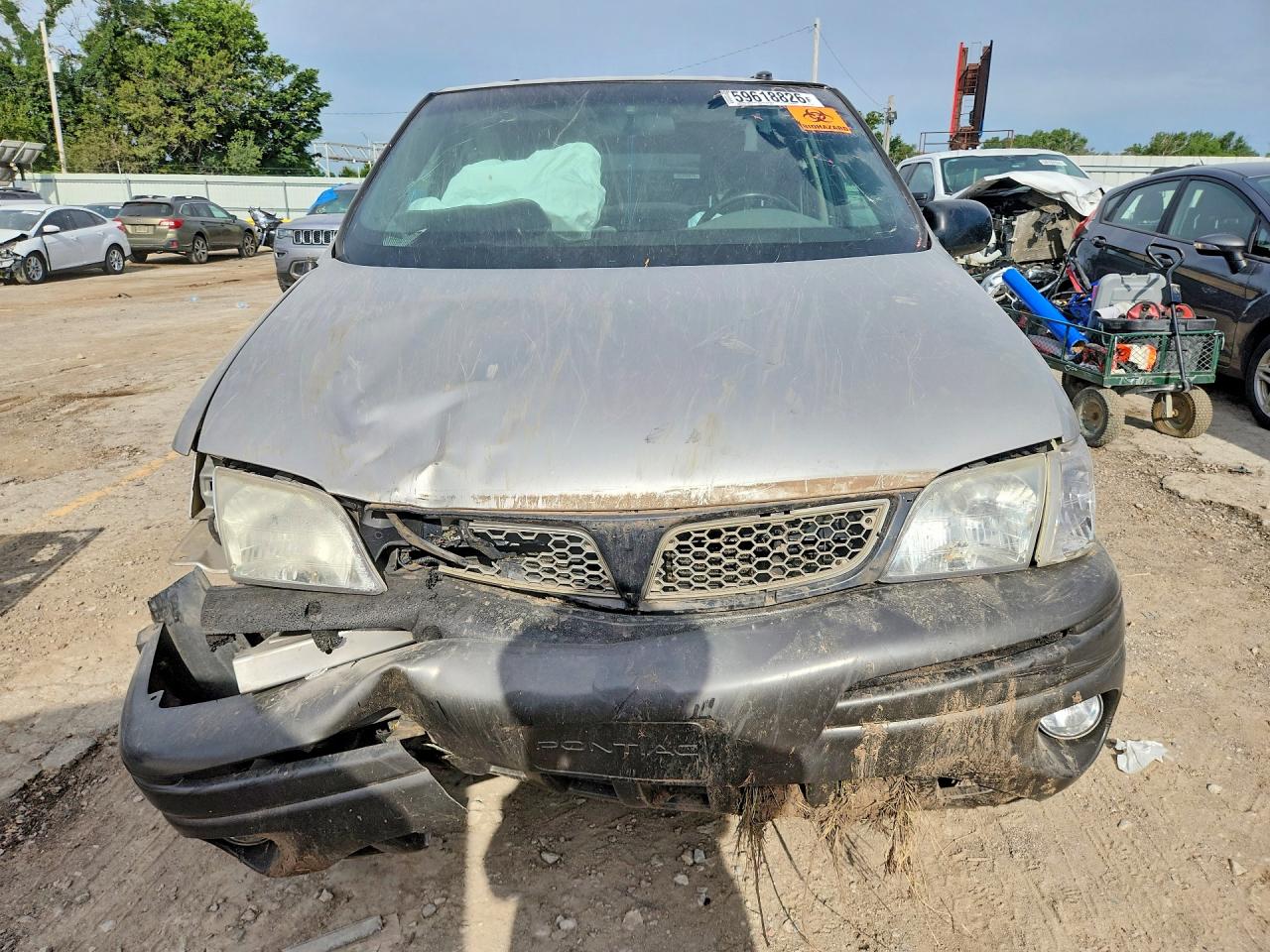 2004 Pontiac Montana Gray vin: 1GMDX03EX4D121861