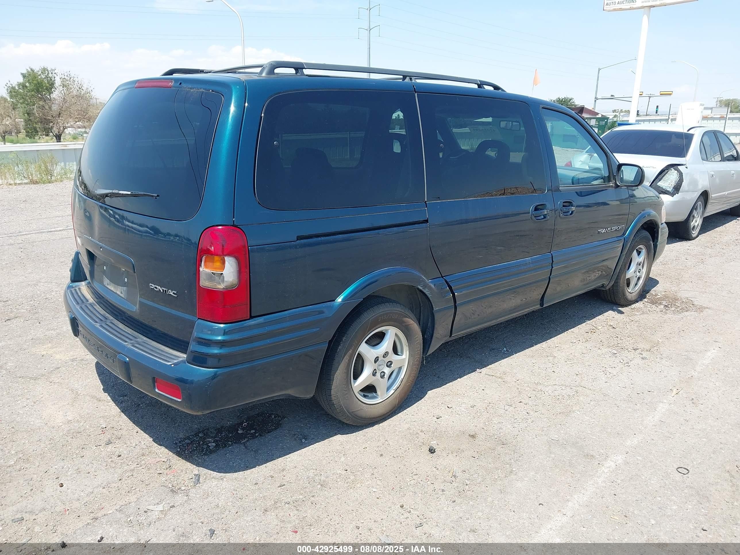 1997 Pontiac Trans Sport   Green vin: 1GMDX06E3VD250344