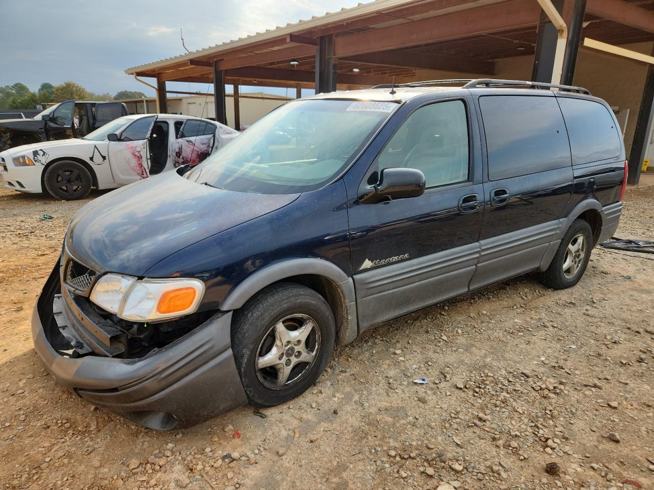 2002 Pontiac Montana Luxury Blue vin: 1GMDX13E22D172645
