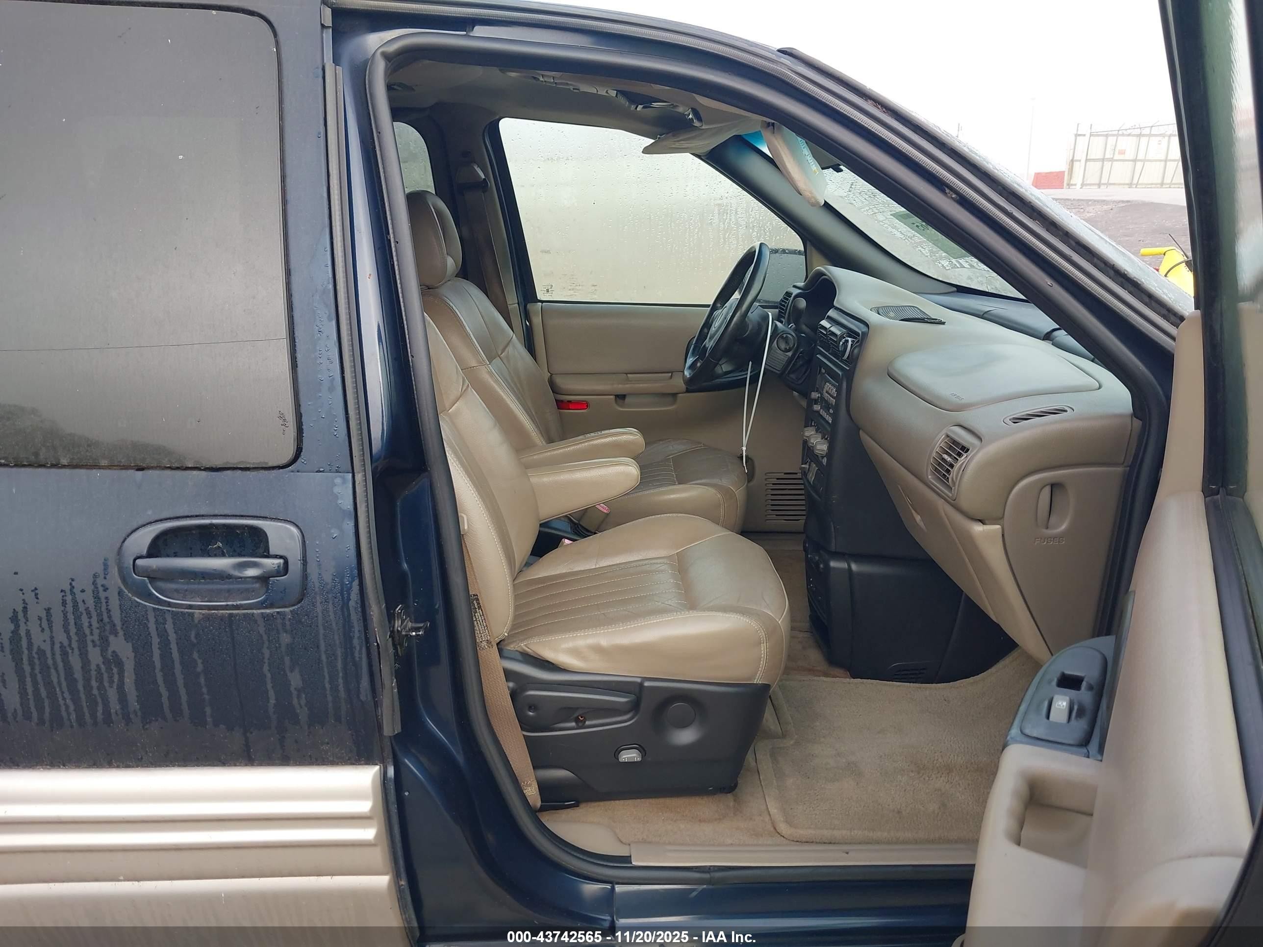 2002 Pontiac Montana M16 W/1se Pkg. Синий vin: 1GMDX13E22D236747