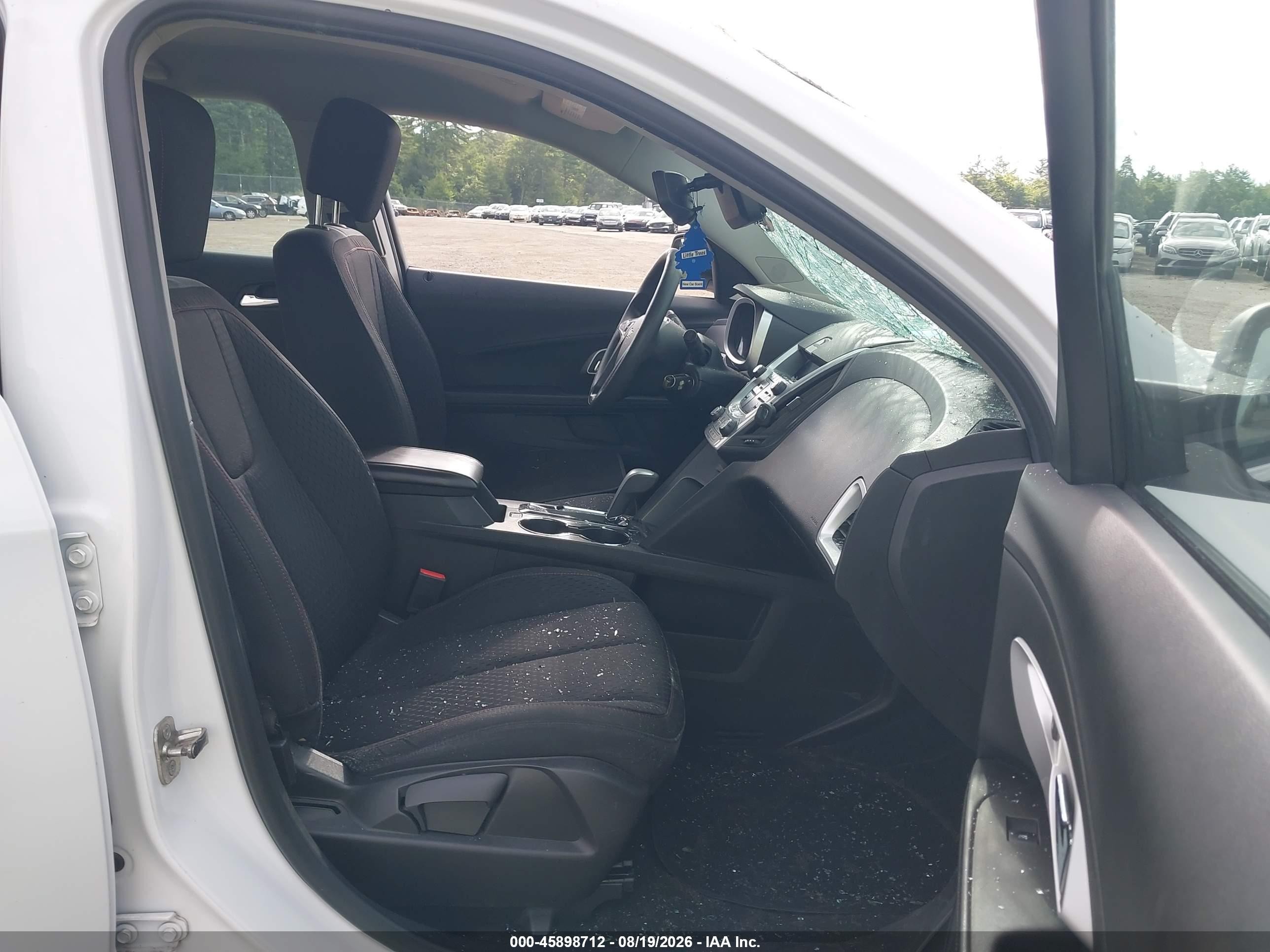 2014 Chevrolet Equinox Ls White vin: 1GNALAEK0EZ124906