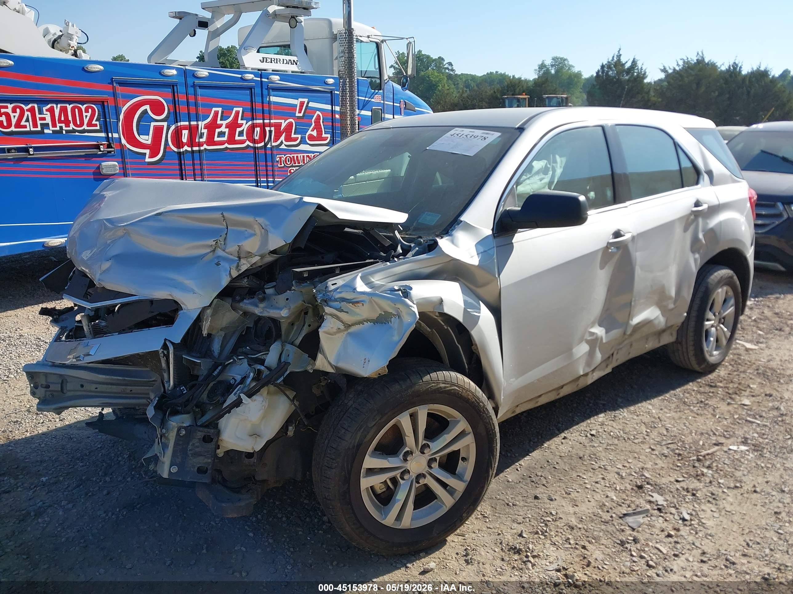 2014 Chevrolet Equinox Ls Silver vin: 1GNALAEK2EZ106309