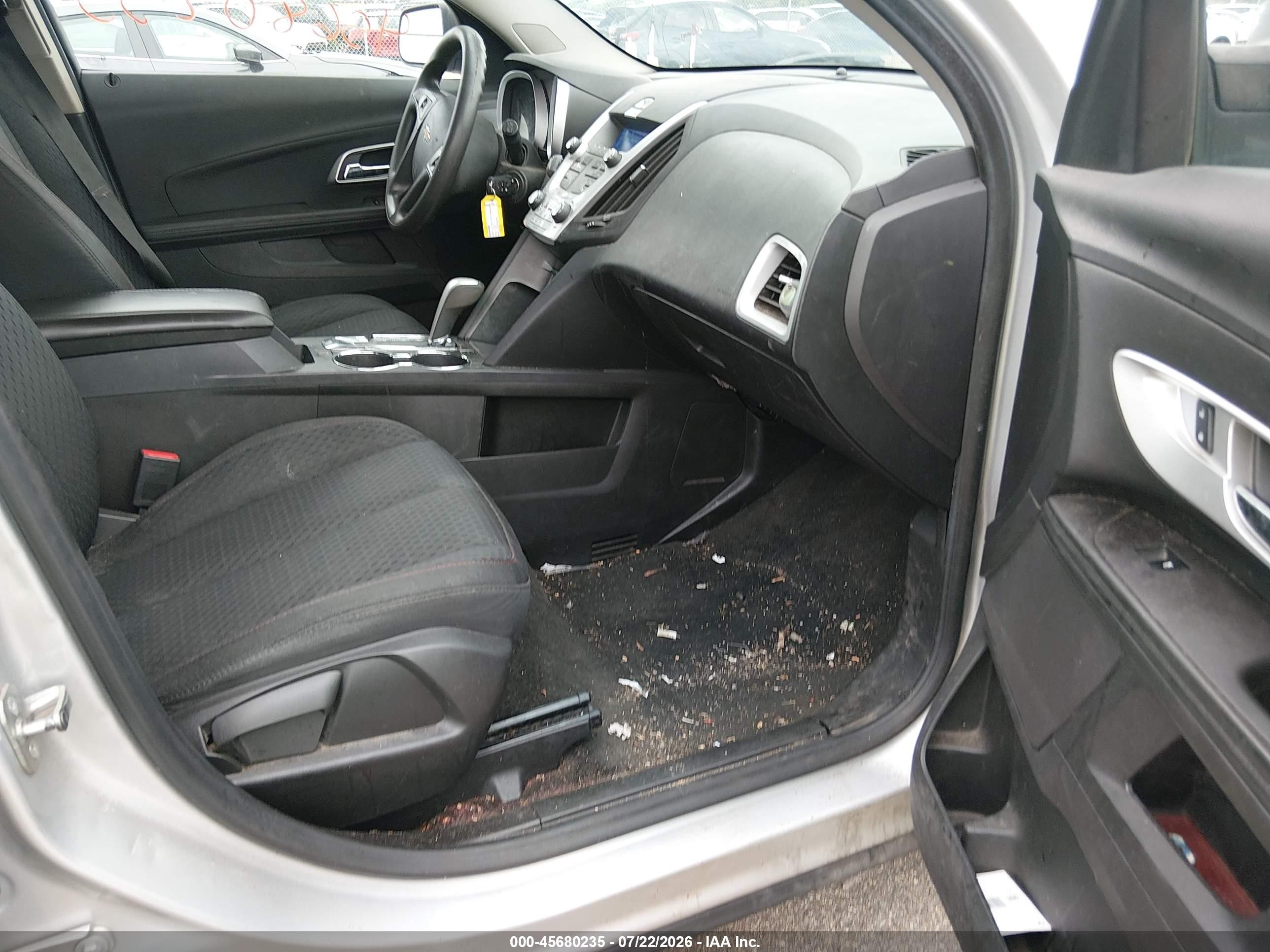 2015 Chevrolet Equinox Ls Silver vin: 1GNALAEK2FZ114864