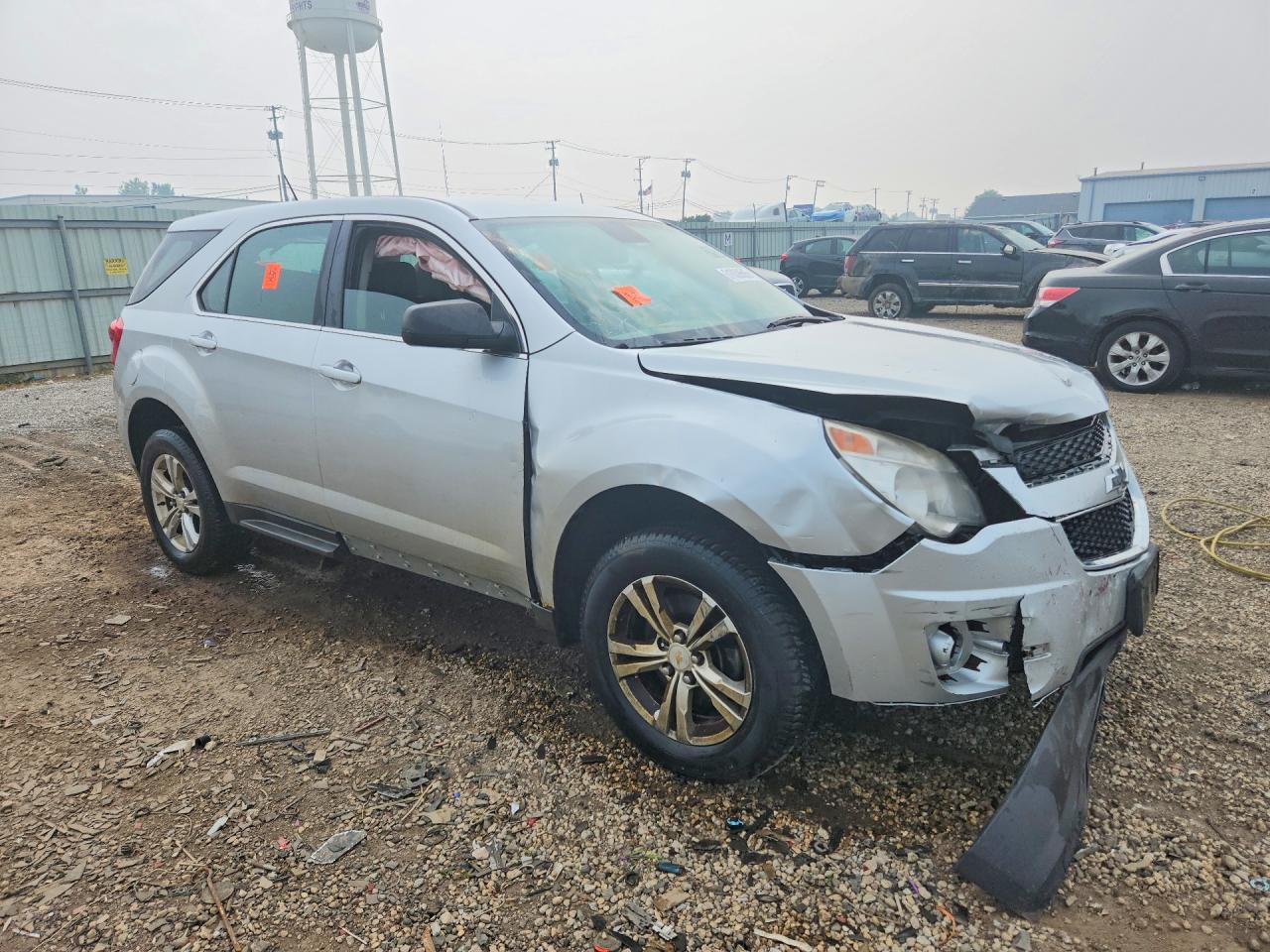 2015 Chevrolet Equinox Ls Silver vin: 1GNALAEK2FZ119661