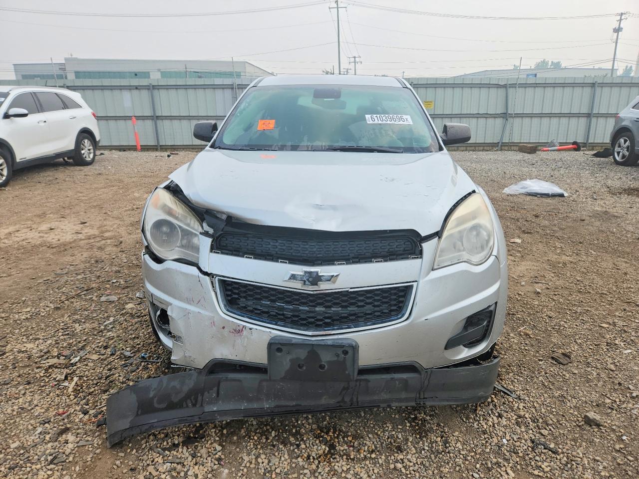 2015 Chevrolet Equinox Ls Silver vin: 1GNALAEK2FZ119661
