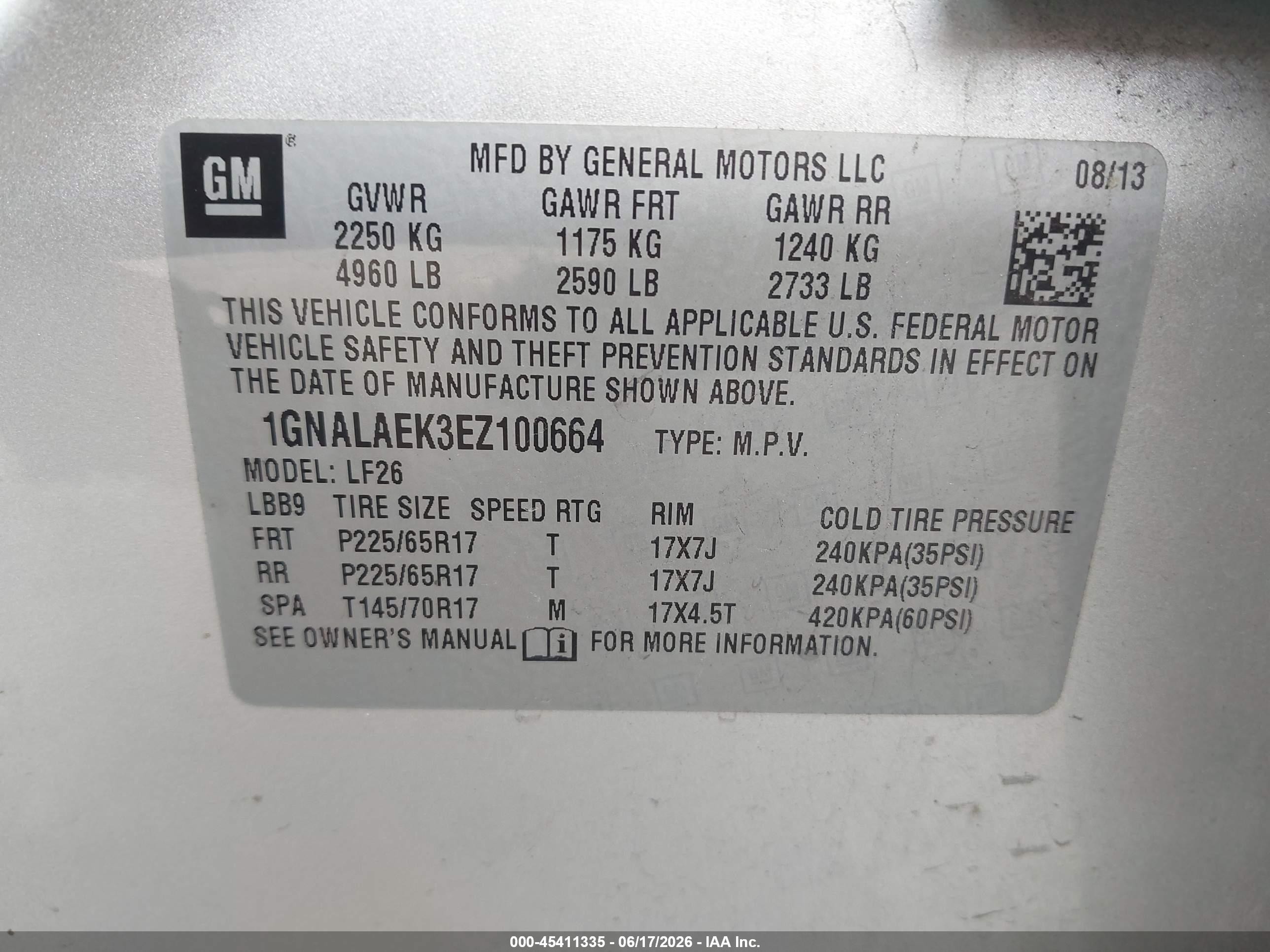 2014 Chevrolet Equinox Ls Серебряный vin: 1GNALAEK3EZ100664