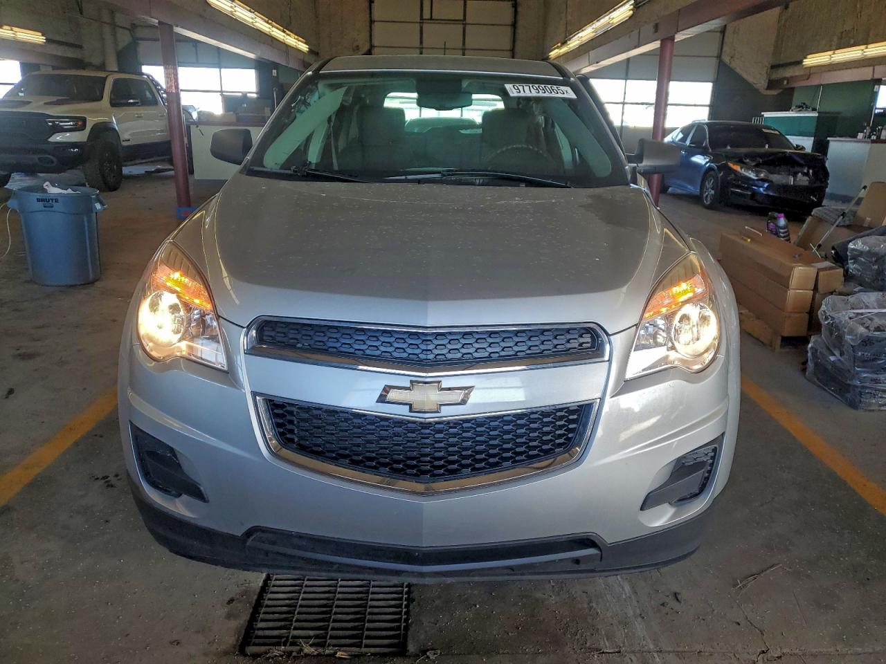 2014 Chevrolet Equinox Ls Silver vin: 1GNALAEK3EZ123734