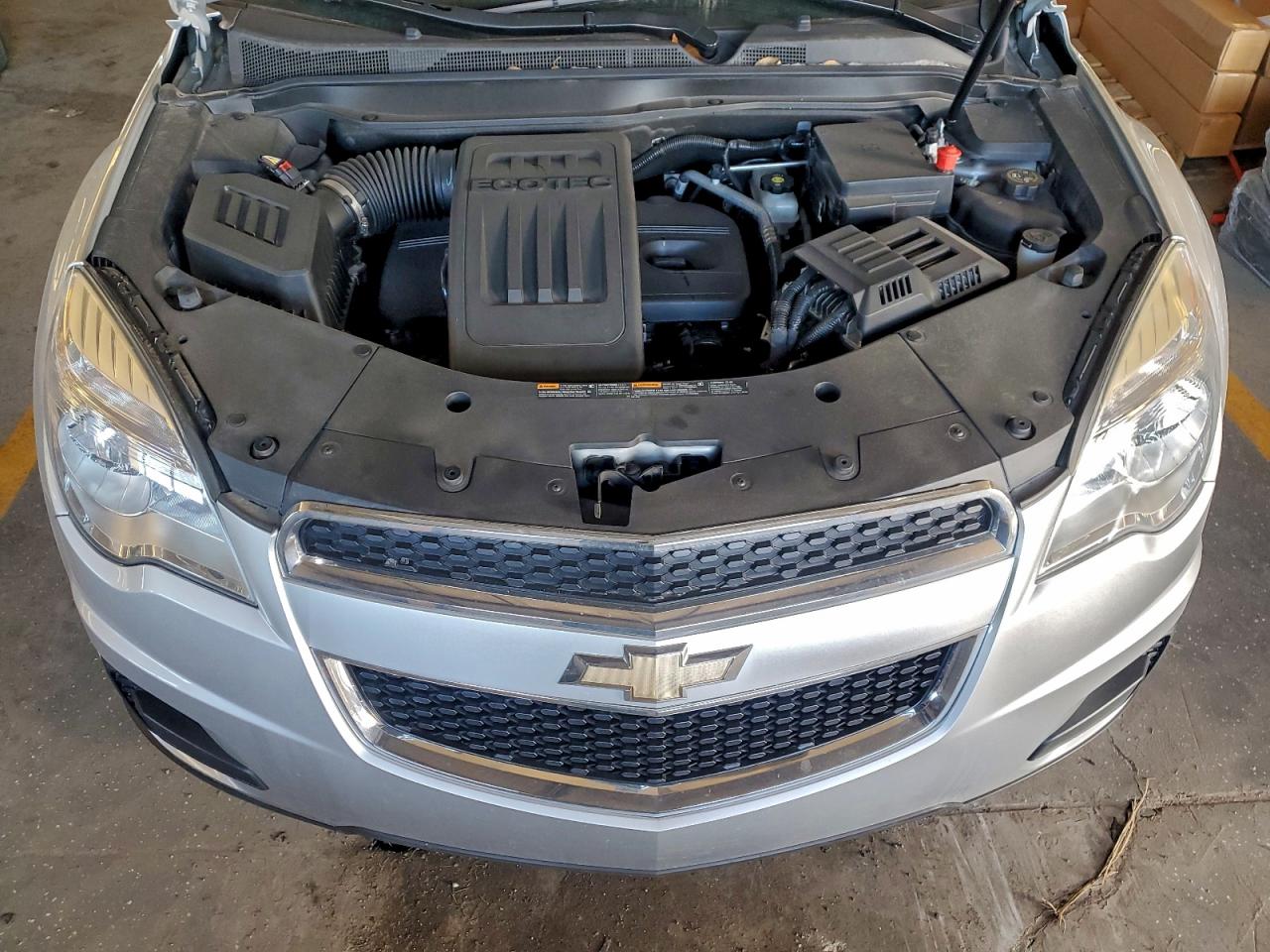2014 Chevrolet Equinox Ls Silver vin: 1GNALAEK3EZ123734
