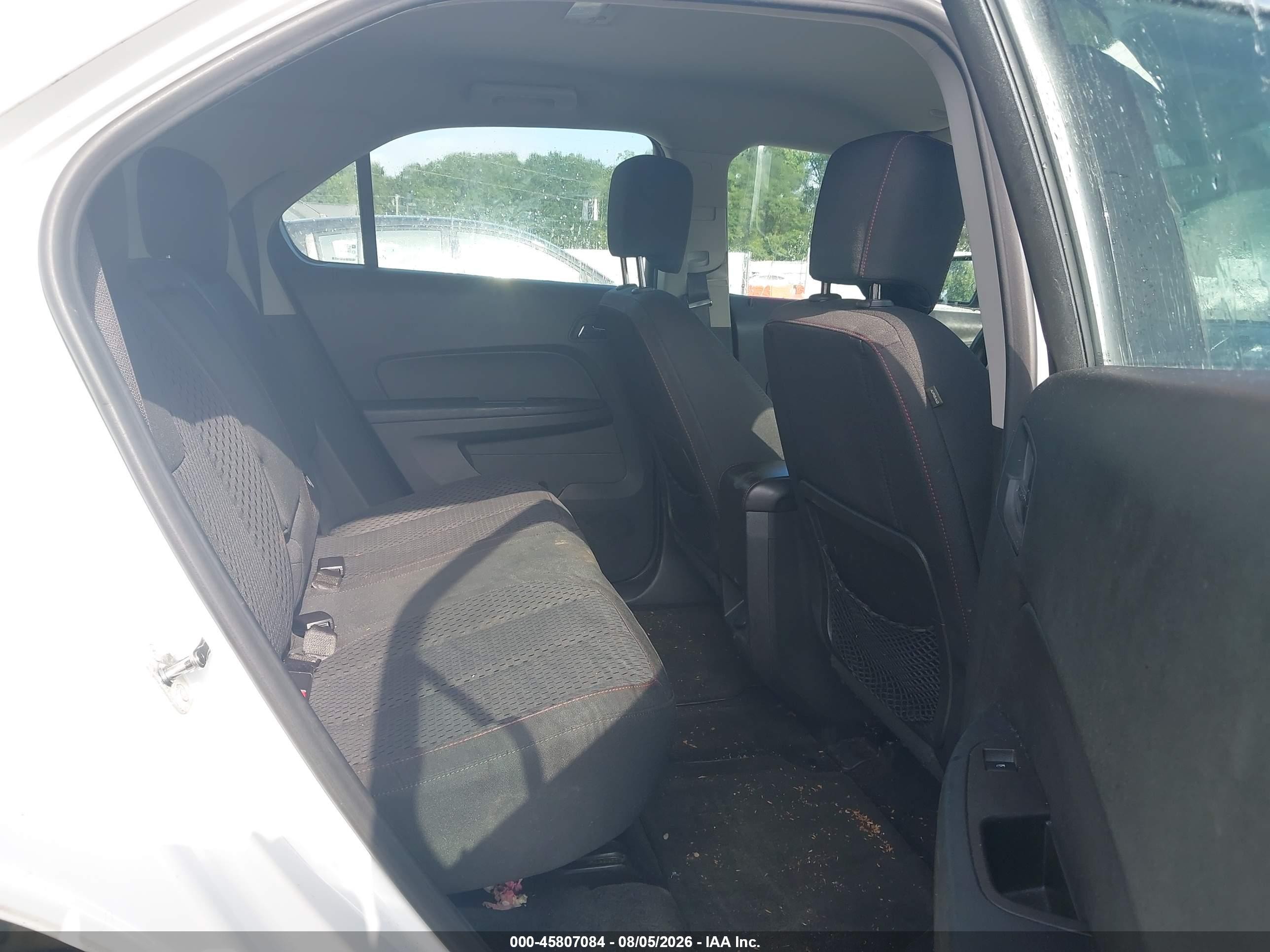 2015 Chevrolet Equinox Ls White vin: 1GNALAEK3FZ118230