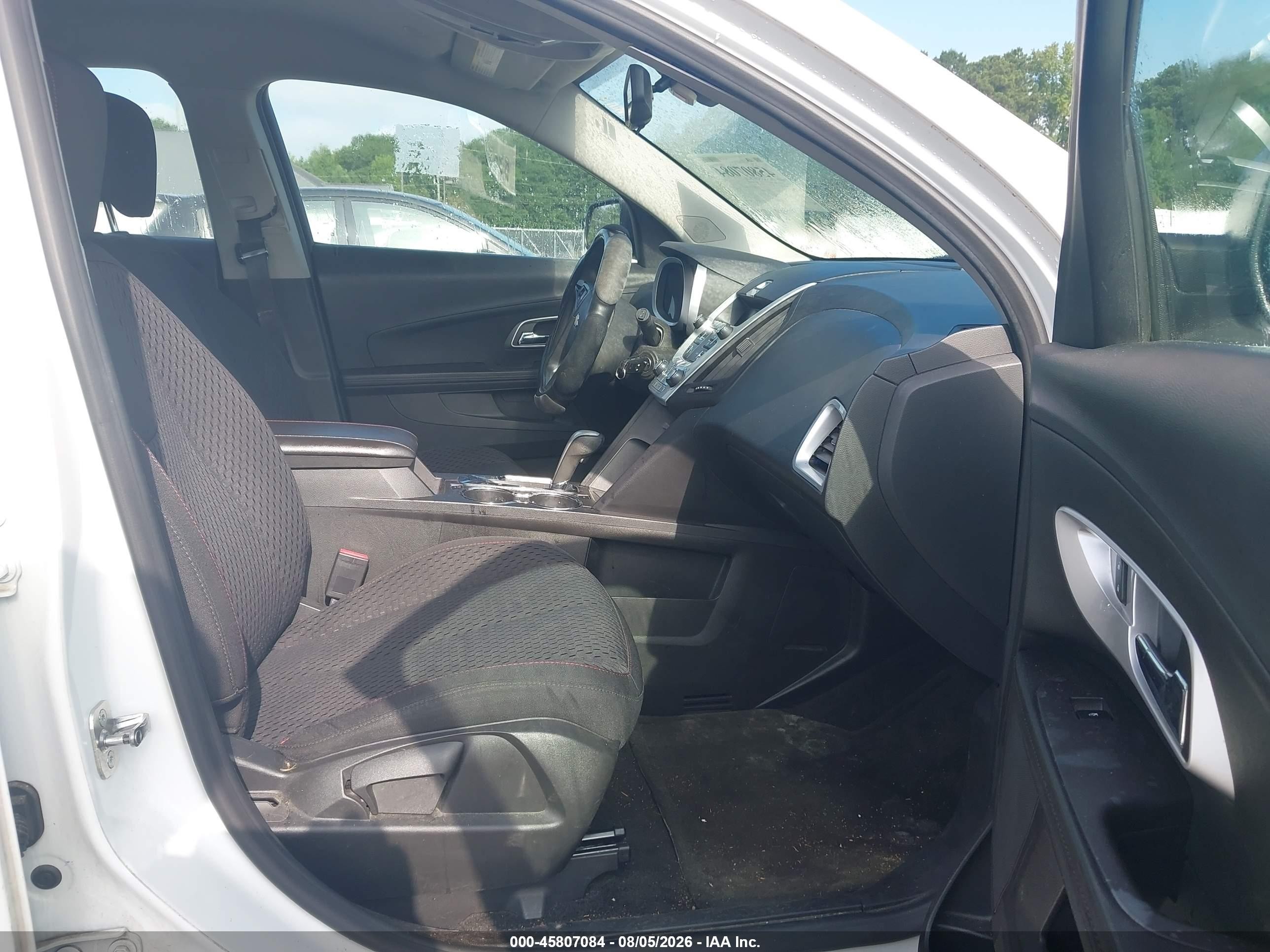 2015 Chevrolet Equinox Ls White vin: 1GNALAEK3FZ118230