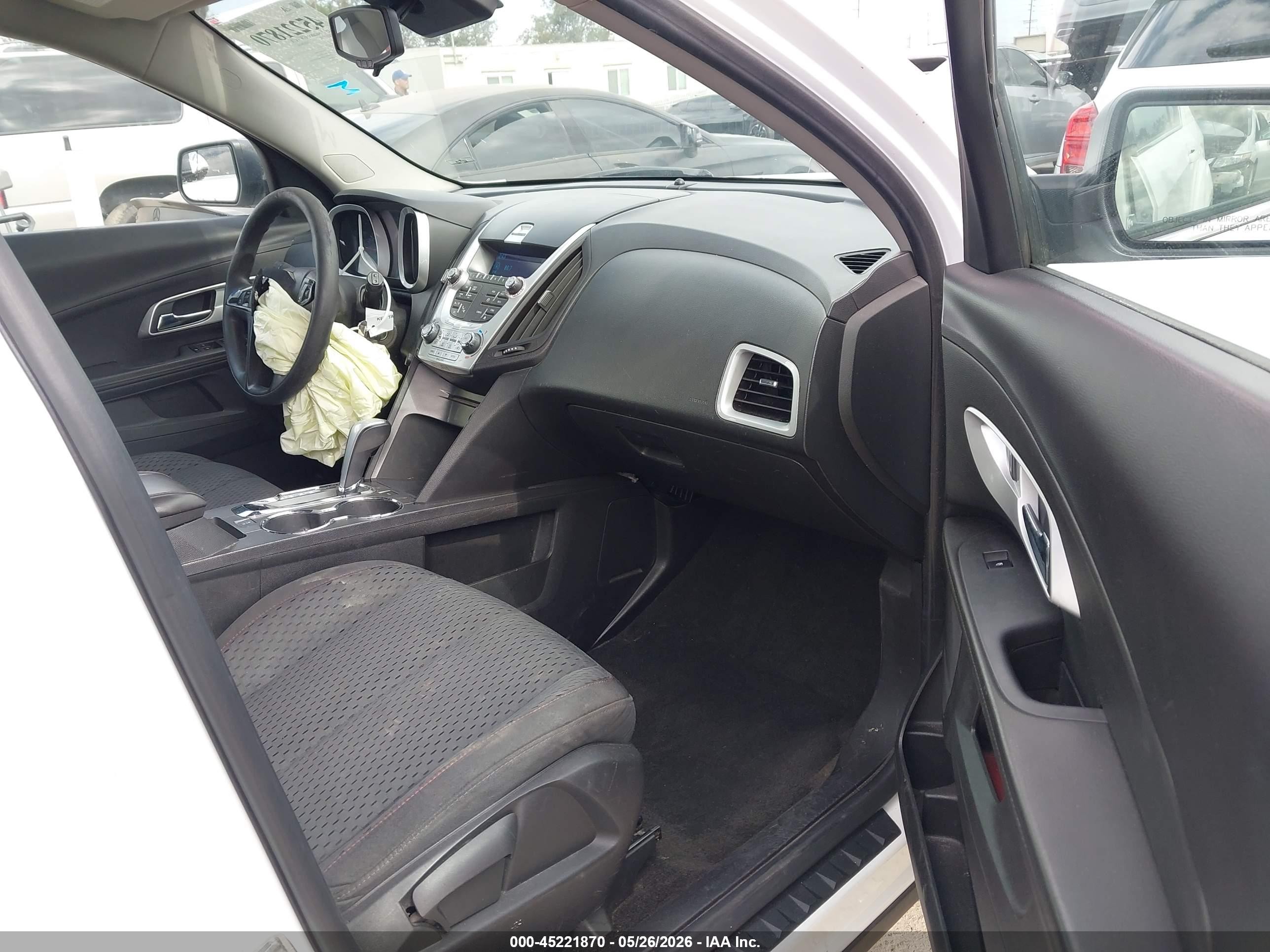 2014 Chevrolet Equinox Ls White vin: 1GNALAEK5EZ107728