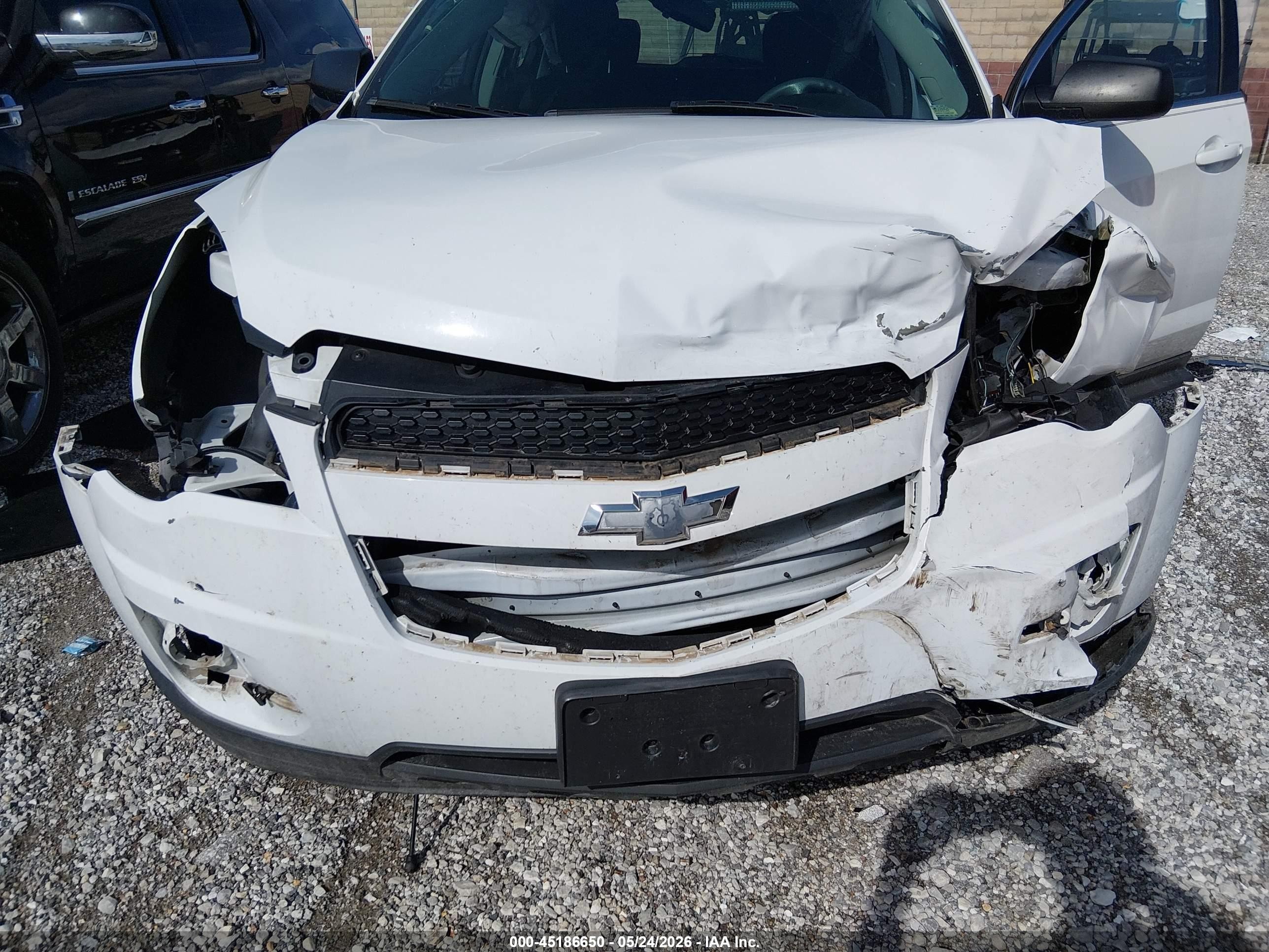 2014 Chevrolet Equinox Ls White vin: 1GNALAEK5EZ121032