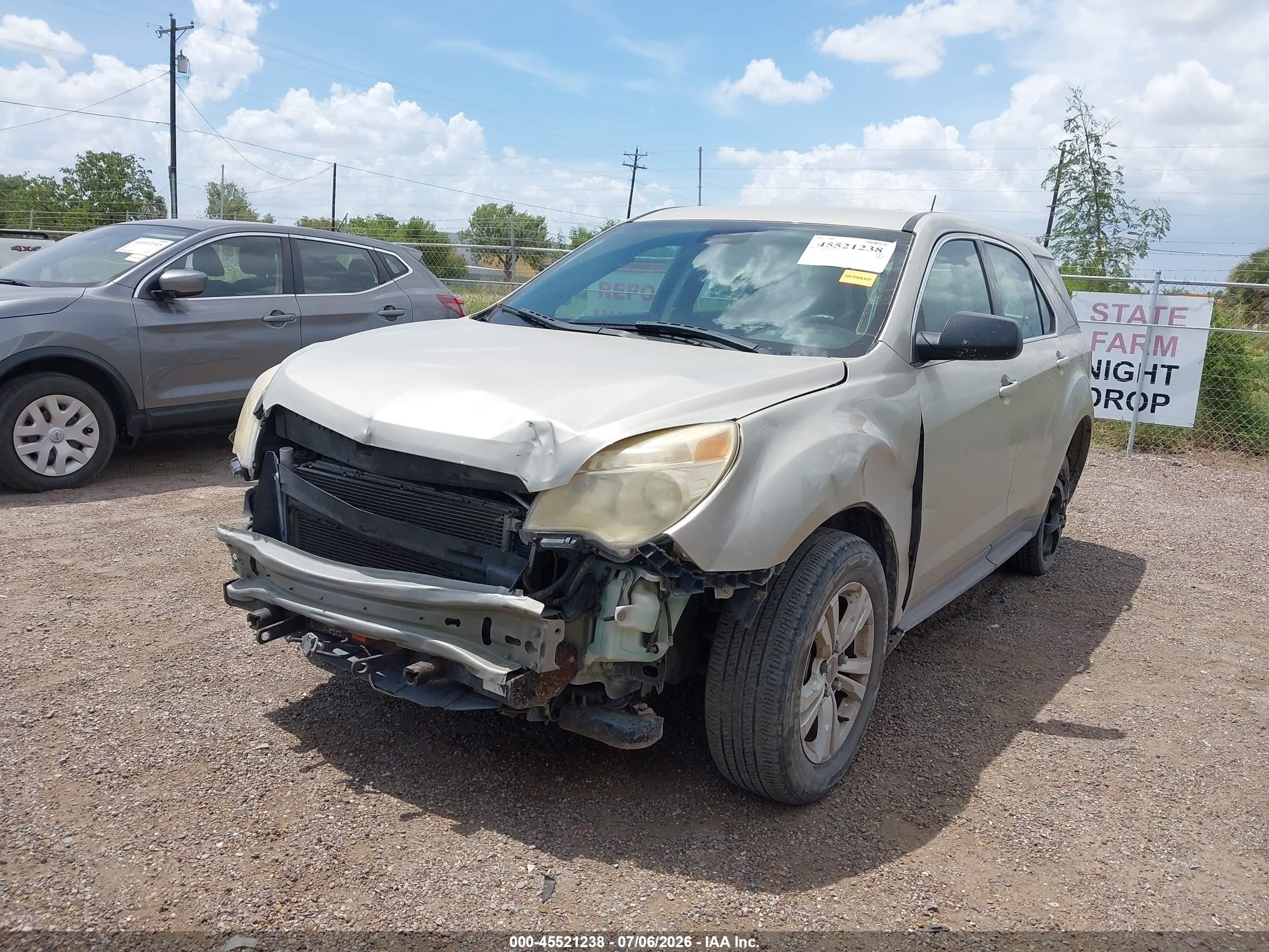 2014 Chevrolet Equinox Ls Золотой vin: 1GNALAEK5EZ125761
